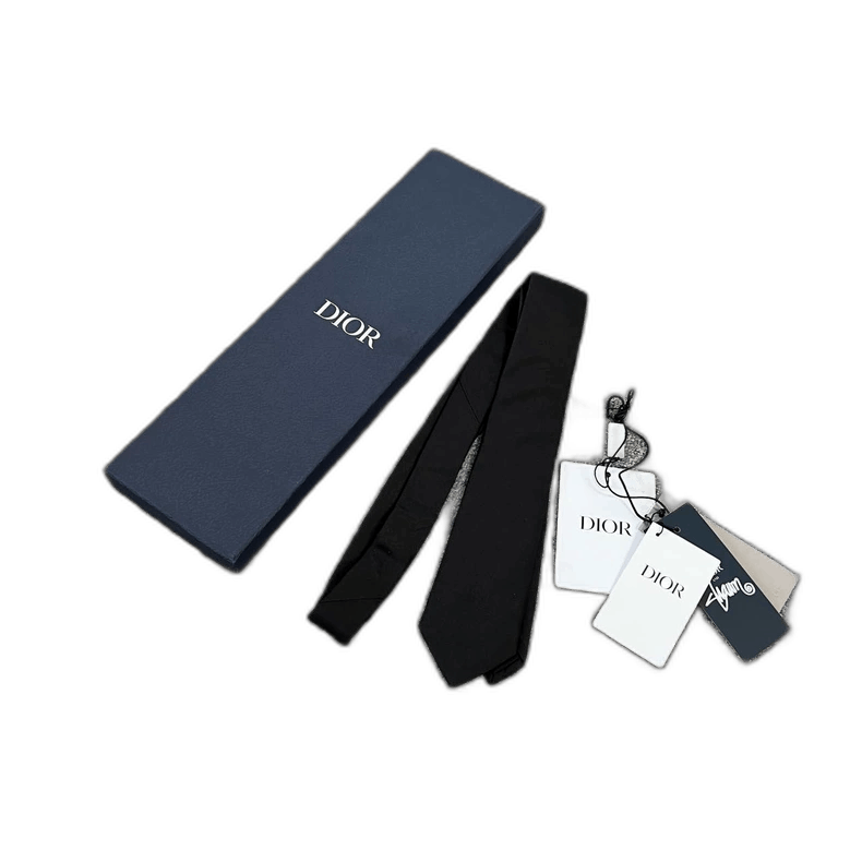 Dior Dior dior stussy collaboration bee pattern tie-2507 Size ONE SIZE - 1 Thumbnail