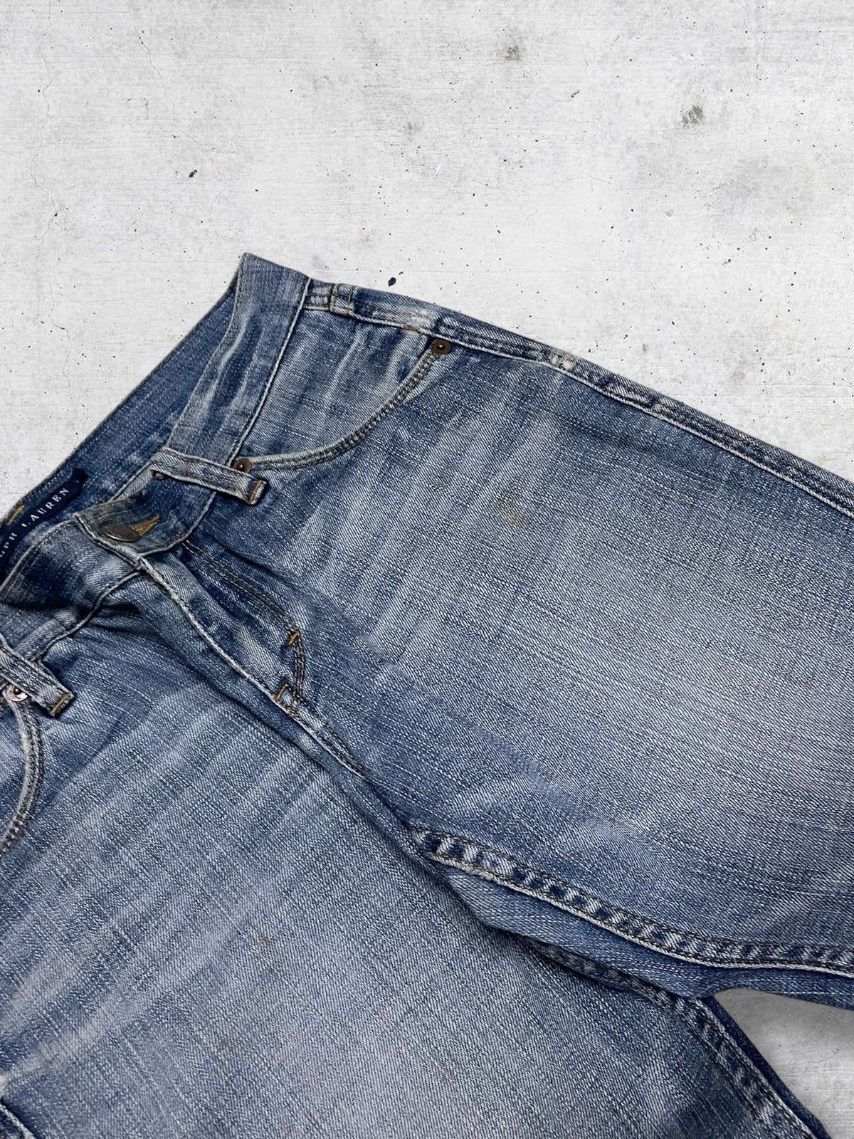 Polo Ralph Lauren VINTAGE POLO RALPH LAUREN 90S DESIGNER FLARED ICONIC DENIM Size US 27 - 8 Thumbnail