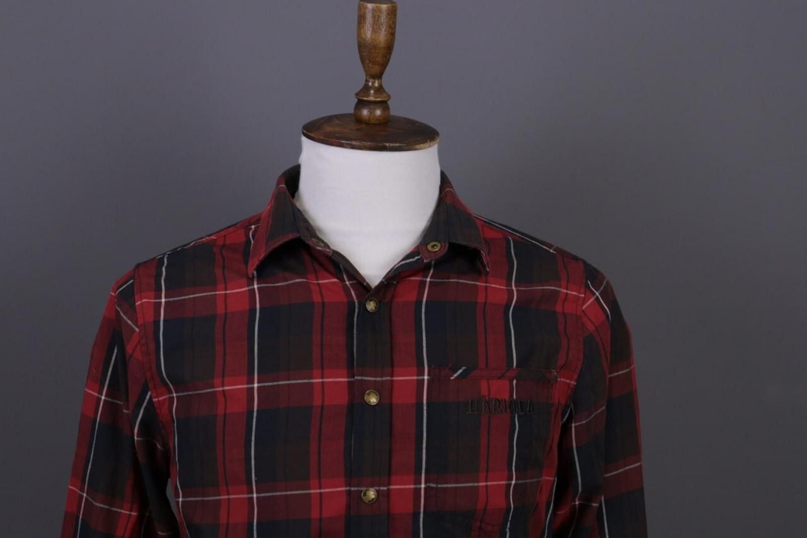 Designer Härkila of Scandinavia Plaid Wool Overshirt Shirt Size M Size US M / EU 48-50 / 2 - 2 Thumbnail