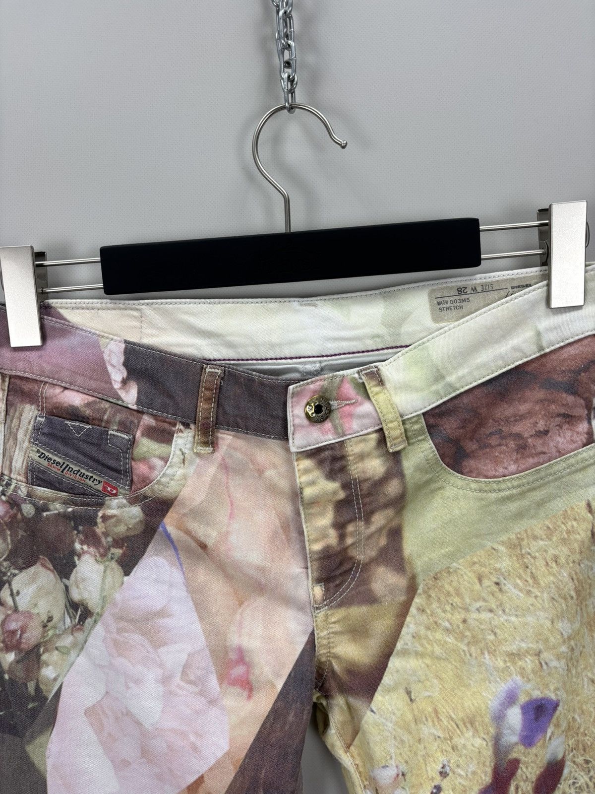 Diesel Womens Y2k pants Diesel Size 28 Color Multicolor Size 25" / US 0 / IT 36 - 4 Thumbnail