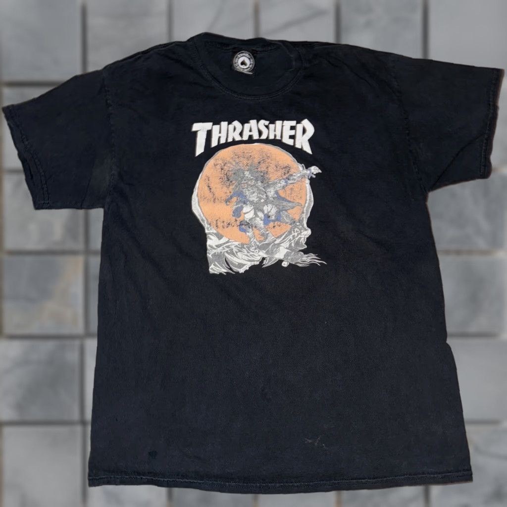 Thrasher Thrasher Magazine Pus Head T-Shirt Black Medium 20x27 Size US M / EU 48-50 / 2 - 1 Thumbnail