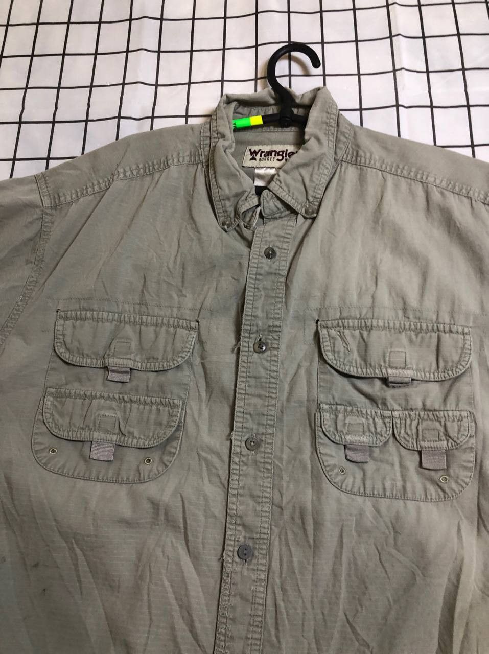 Wrangler STREETWEAR WRANGLER WESTERN Army Green Shirt Size US XL / EU 56 / 4 - 2 Thumbnail