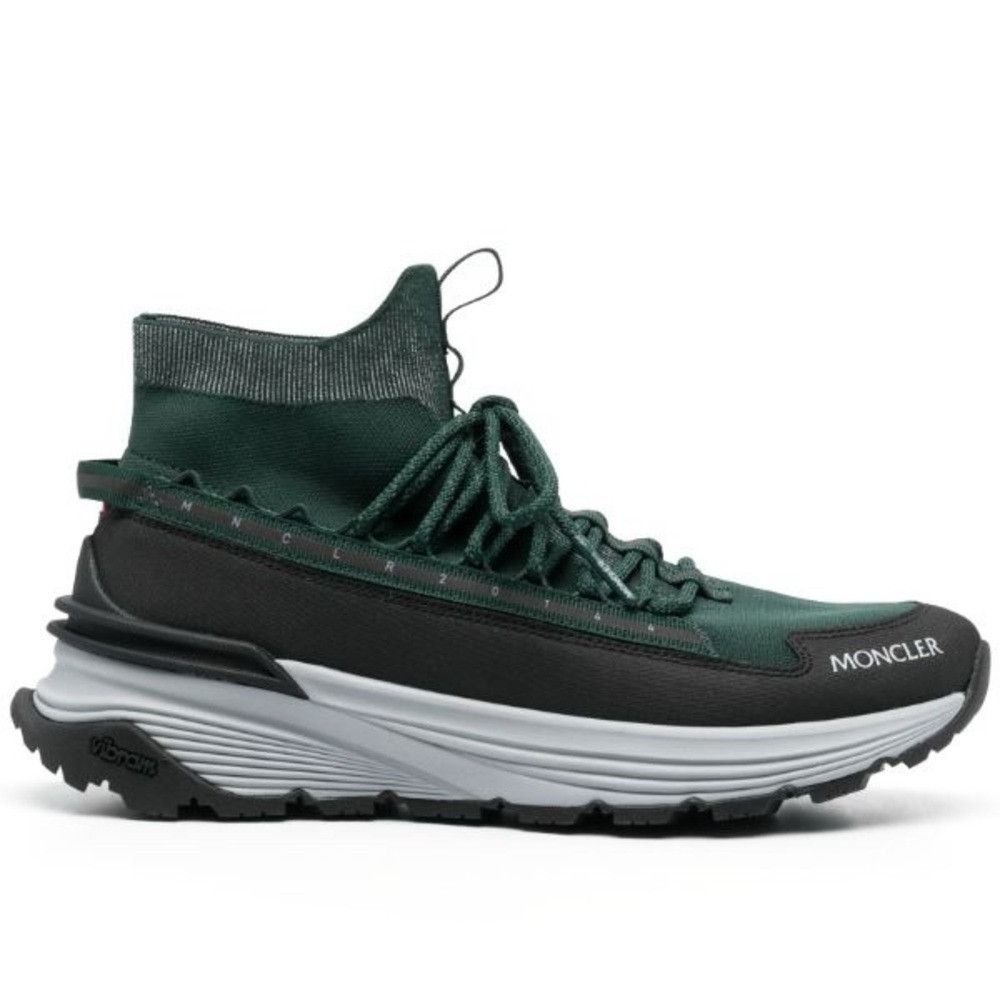 Moncler Moncler Monte Runner Sneakers Green Men’s Size EU 41/US 8 Size US 8 / EU 41 - 1 Thumbnail