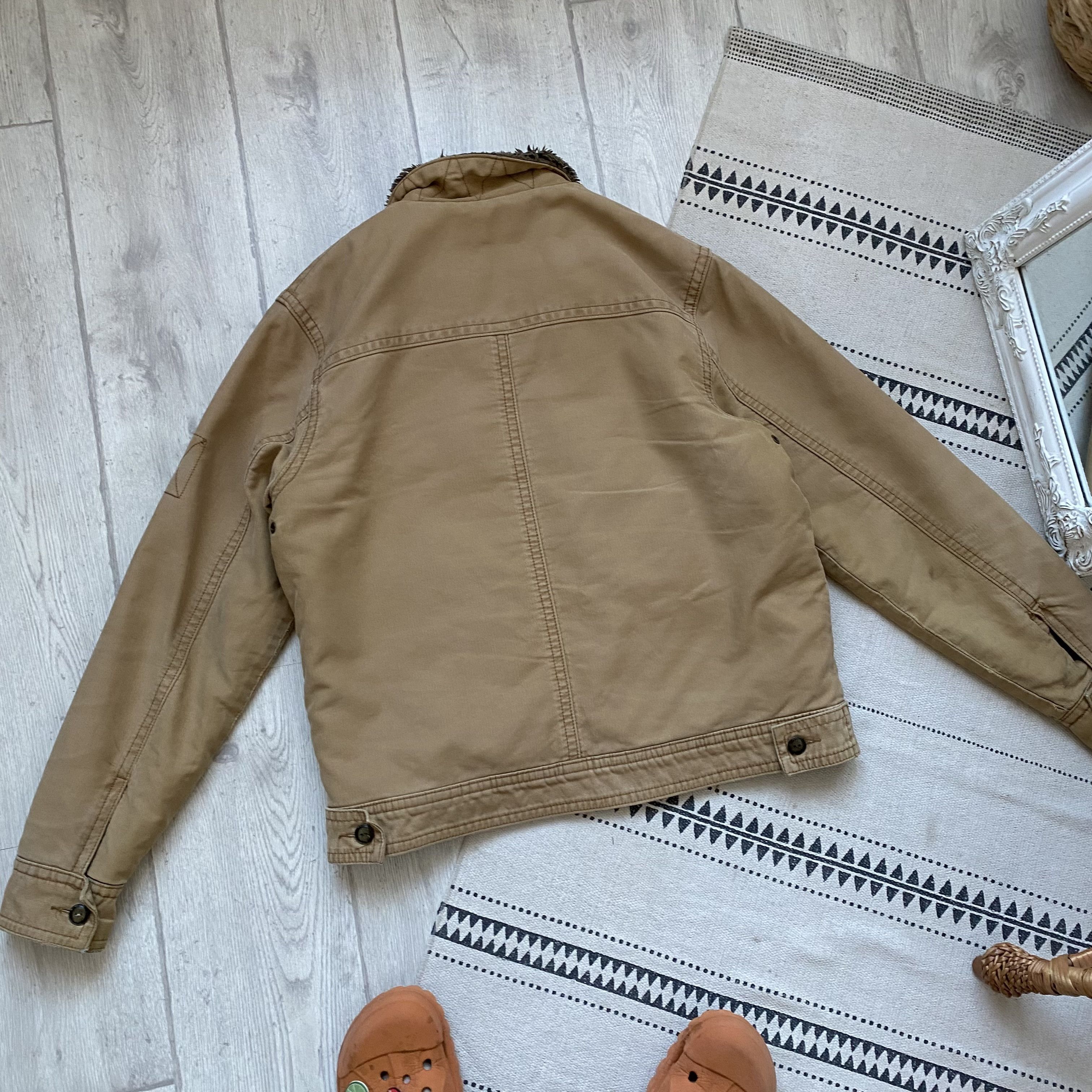 Hysteric Glamour Vintage Thrashed Carhartt Style Faux Fur Sherpa work jacket Size US M / EU 48-50 / 2 - 13 Thumbnail