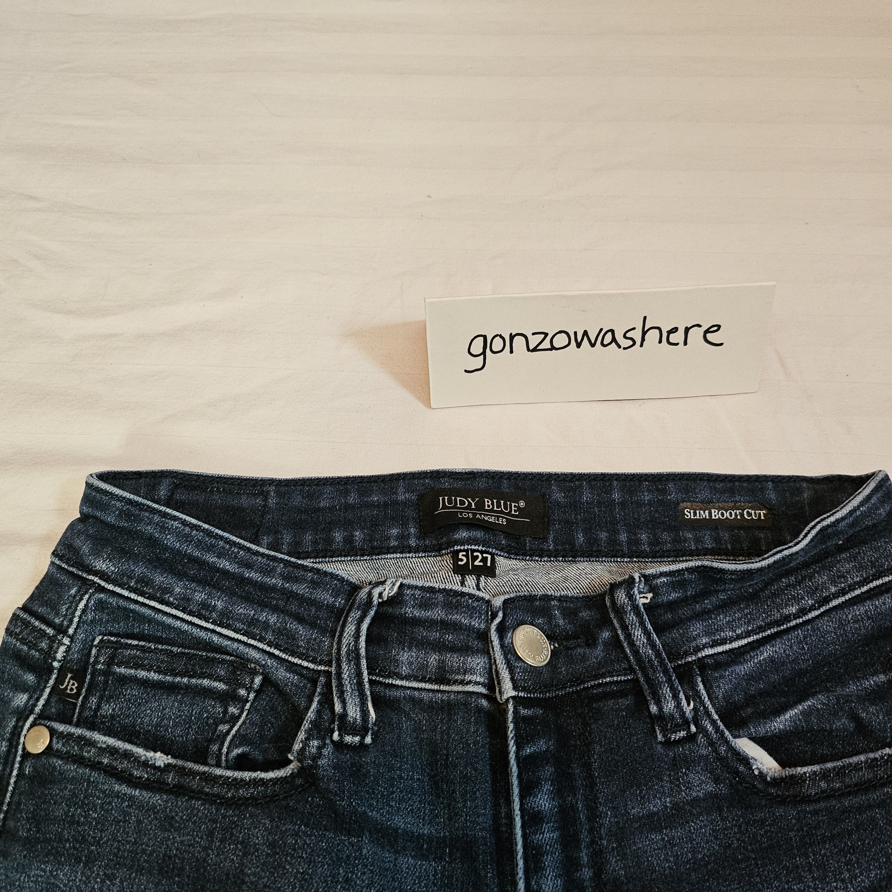 Judy Blue Judy Blue Slim Bootcut Jeans size 5 Woman's 27" Size 27" / US 4 / IT 40 - 8 Thumbnail