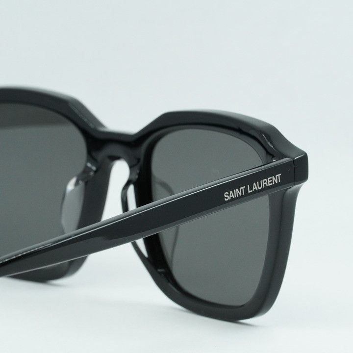 Saint Laurent Paris Saint Laurent SL457 001 Unisex Sunglasses Black Square Frame Size ONE SIZE - 10 Thumbnail