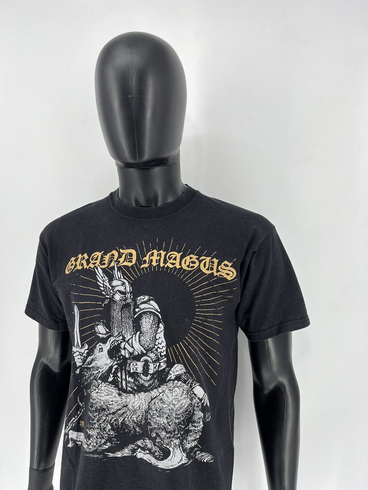 Band Tees Vintage Y2K Grand Magus Metal Band Grunge Faded Double Sided Size US L / EU 52-54 / 3 - 4 Thumbnail