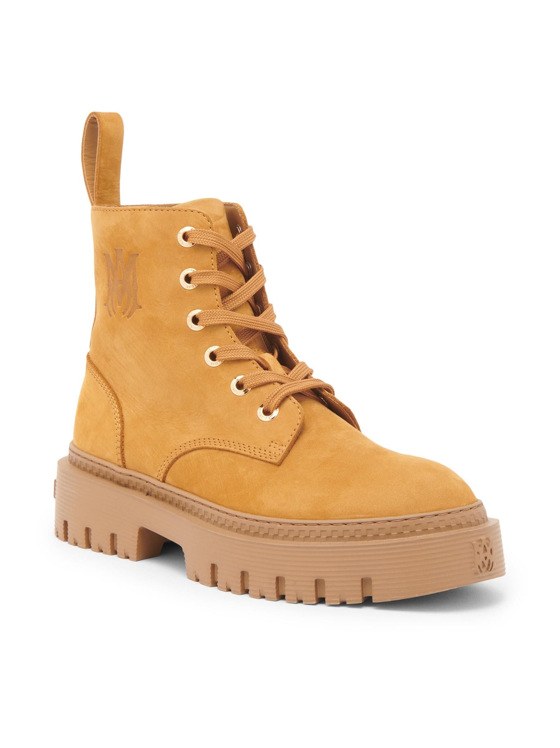 Amiri os11x0725 Ma Jumbo Leather Boots in Wheat Size US 8 / EU 41 - 3 Thumbnail