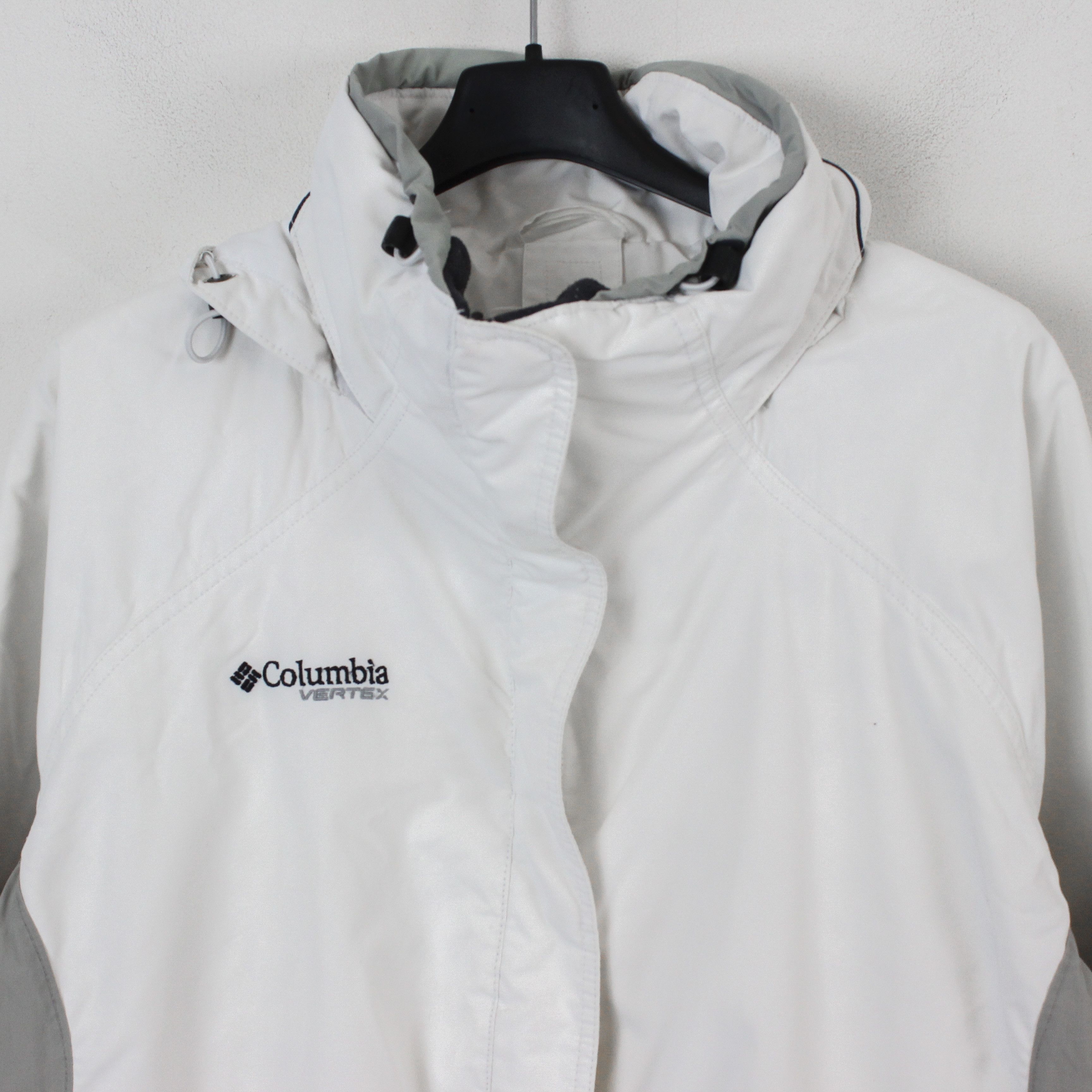 Columbia Vertex Women L Hooded Jacket Coat Parka Waterproof Nylon Top Size L / US 10 / IT 46 - 2 Thumbnail