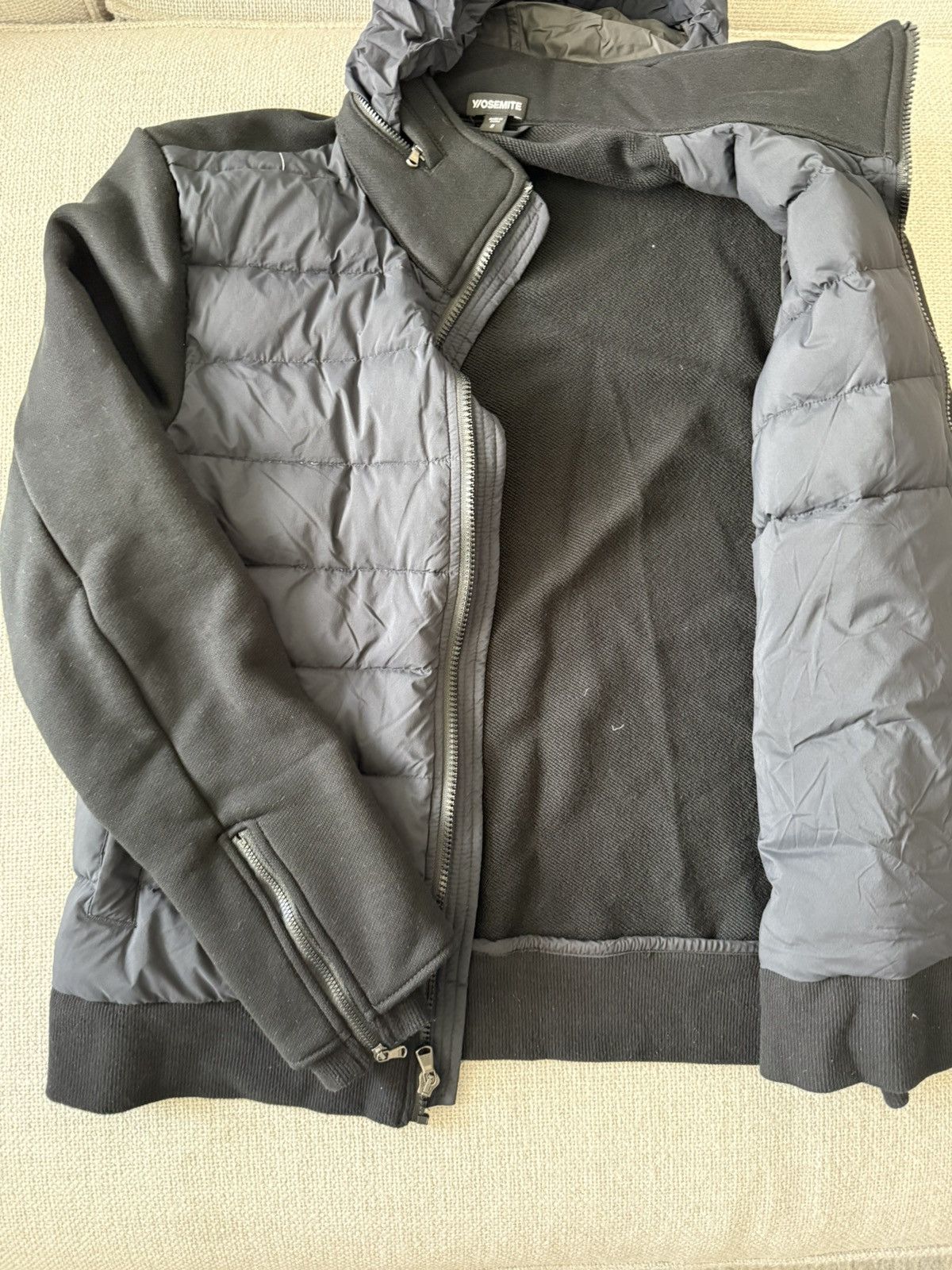 James Perse James Perse Y/Osemite Hybrid Down Hoodie — Black | Size 2 M Size US M / EU 48-50 / 2 - 11 Thumbnail