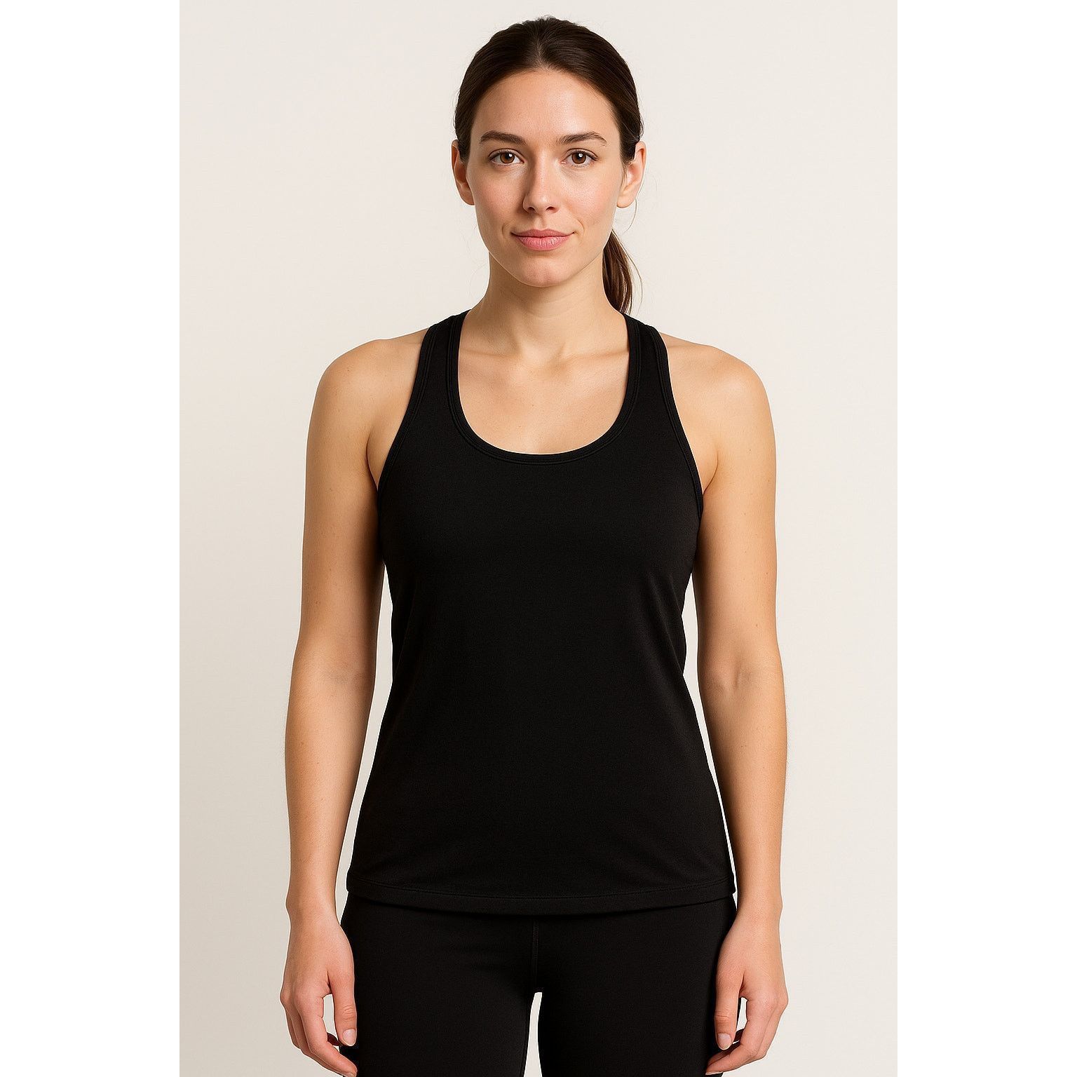 Other Athleisure Black Racerback Tank Top Love & Sports XL (16-18) Size XL / US 12-14 / IT 48-50 - 1 Thumbnail