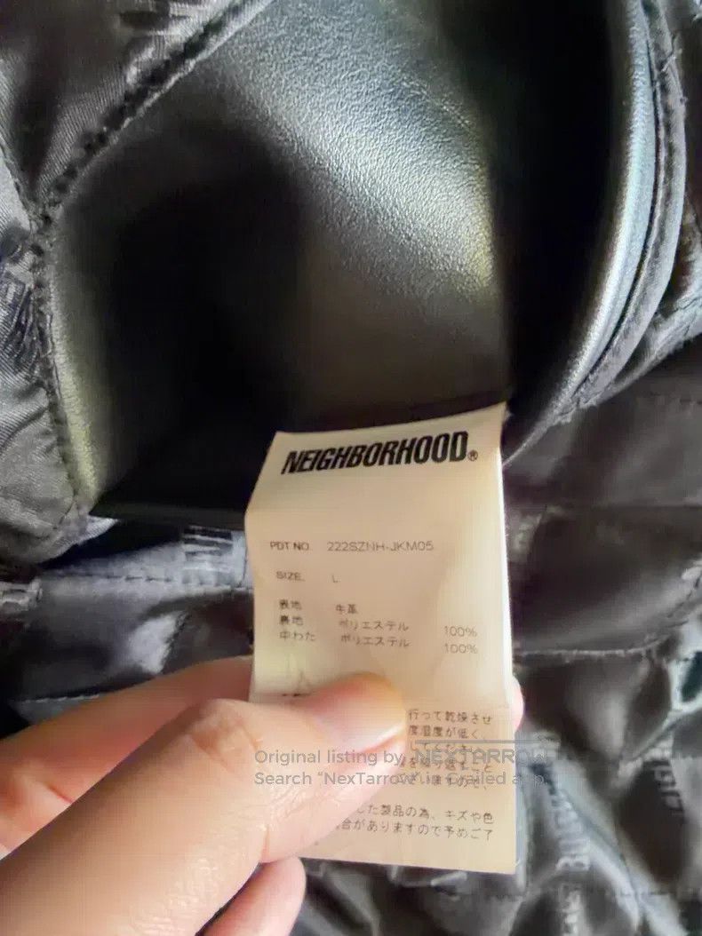 Neighborhood Neighborhood Cowhide Motorcycle Jacket Size US L / EU 52-54 / 3 - 3 Thumbnail