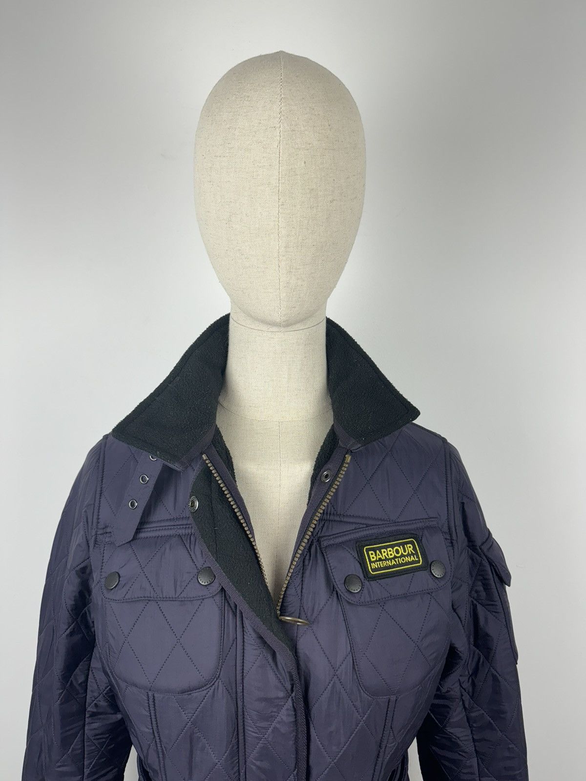 Barbour × Vintage Men’s Vintage Barbour International Polarquilt Jacket size 8 Size M / US 6-8 / IT 42-44 - 4 Thumbnail
