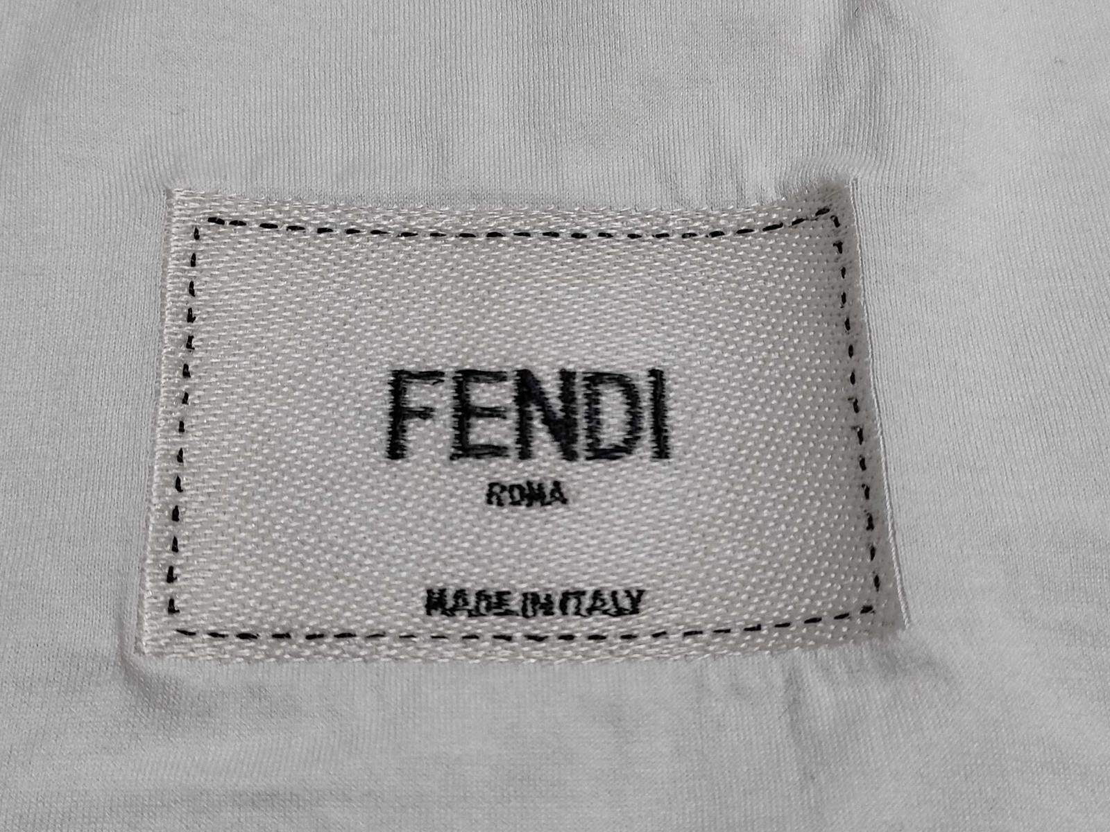 Fendi Fendi White T-Shirt Size US XS / EU 42 / 0 - 5 Thumbnail