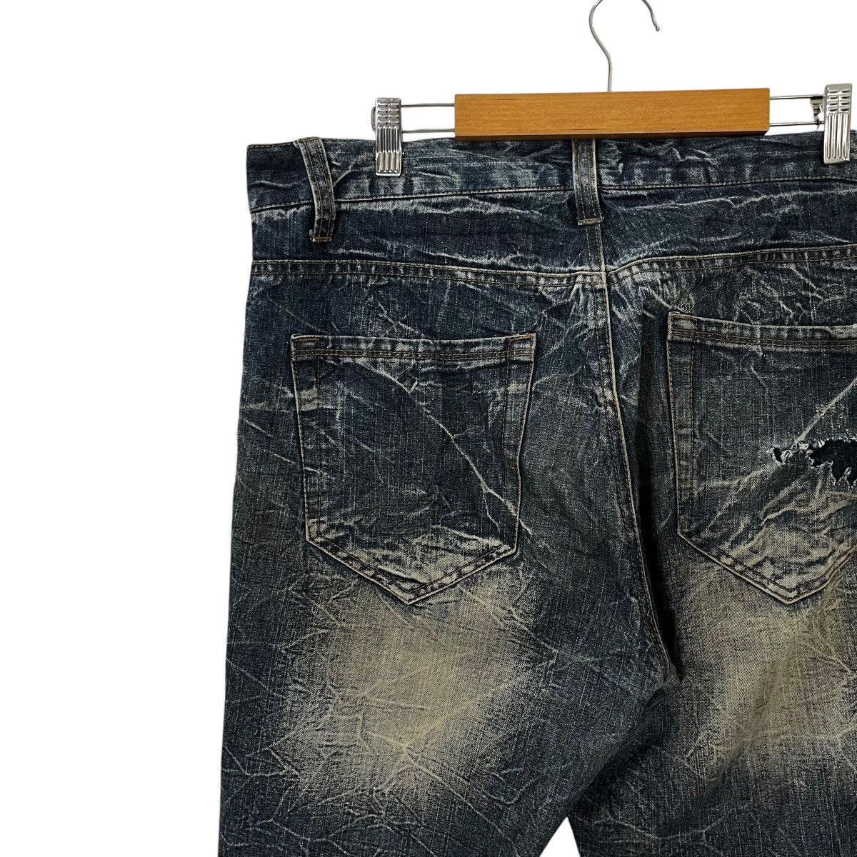LOWBOX Vintage Lowbox Rare Faded Denim Jeans Size US 34 / EU 50 - 9 Thumbnail
