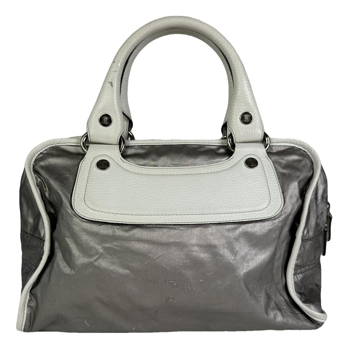 Celine Silver Leather Handbag Size ONE SIZE - 1 Thumbnail