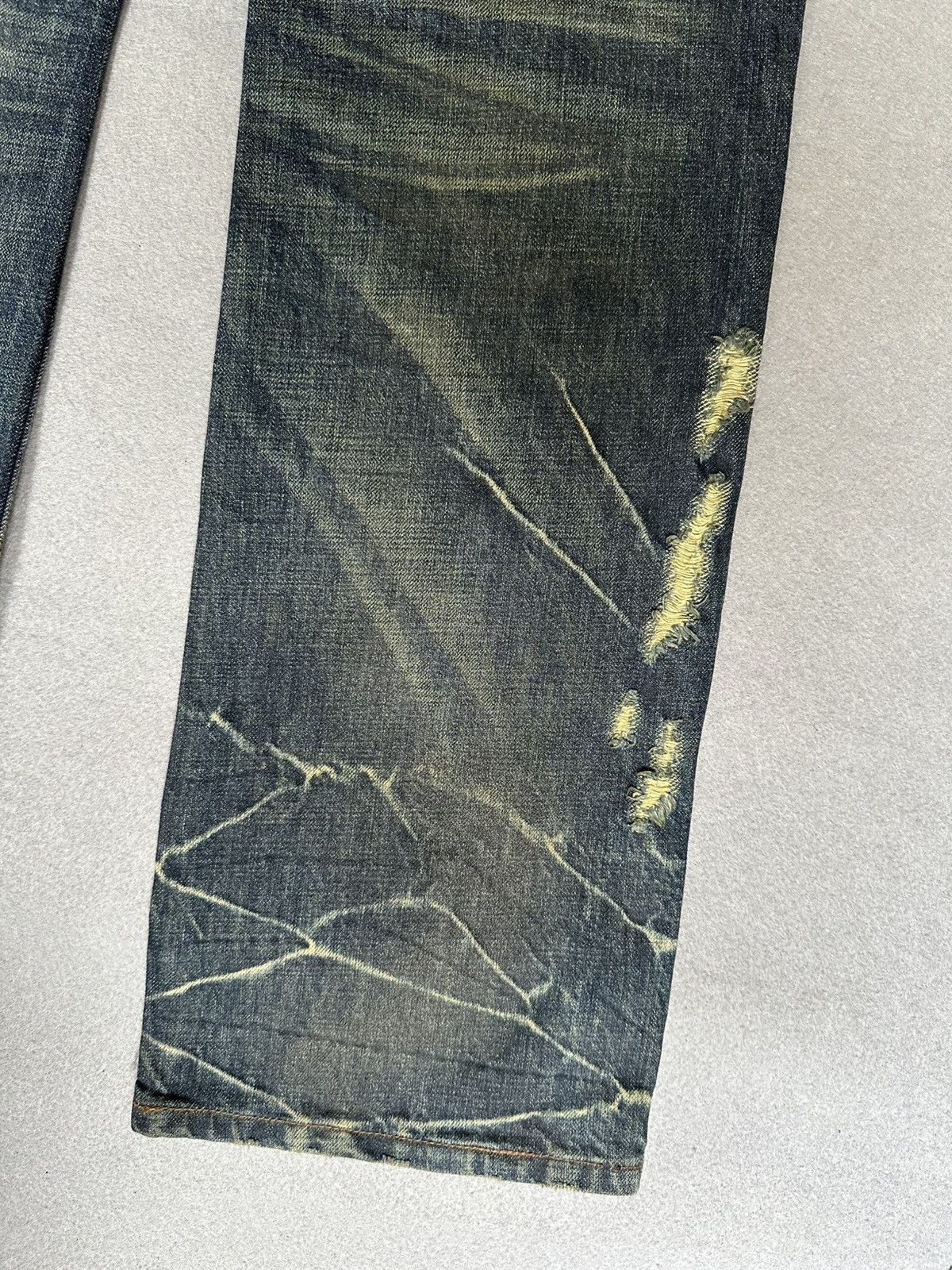 JACKROSE Jack Rose Japan Distressed Denim Size US 32 / EU 48 - 13 Thumbnail