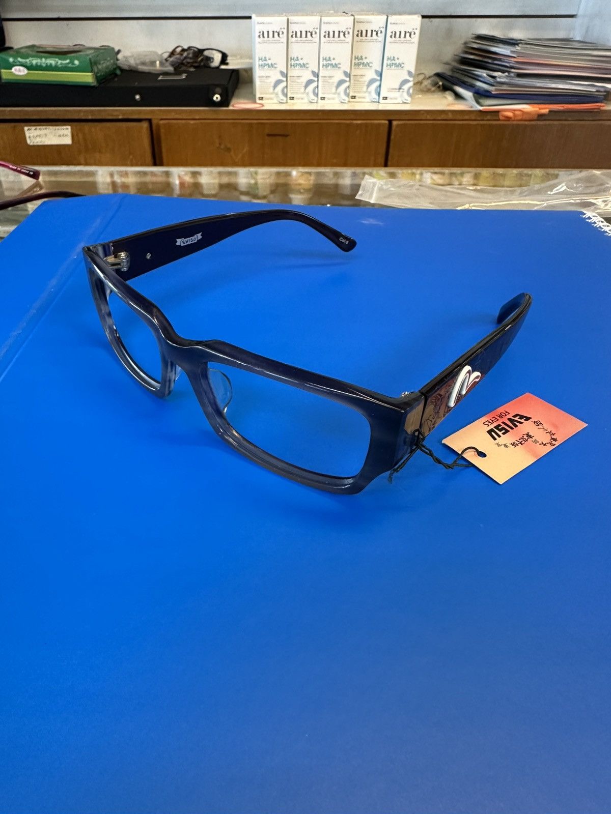 Evisu RARE Y2K Evisu Japan EVH-8518 55 🛑16-135 ✔️Frames ONLY✔️ Size ONE SIZE - 2 Thumbnail