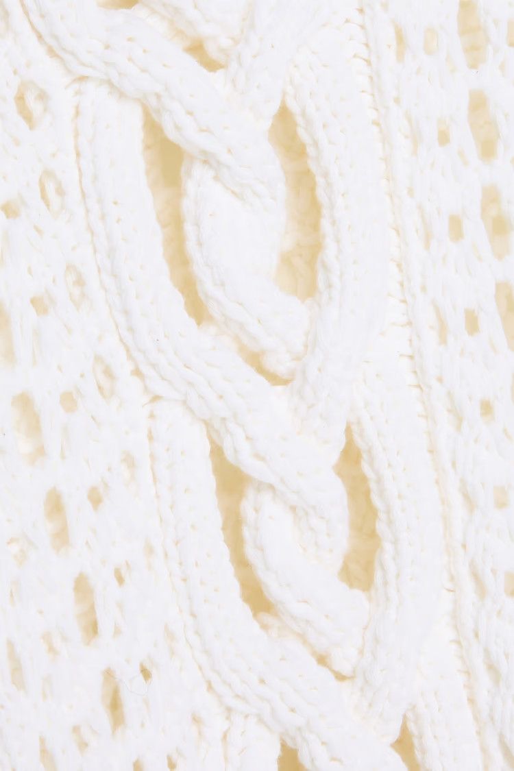 Valentino o1y0326 Crewneck Sweater in White Size S / US 4 / IT 40 - 4 Thumbnail
