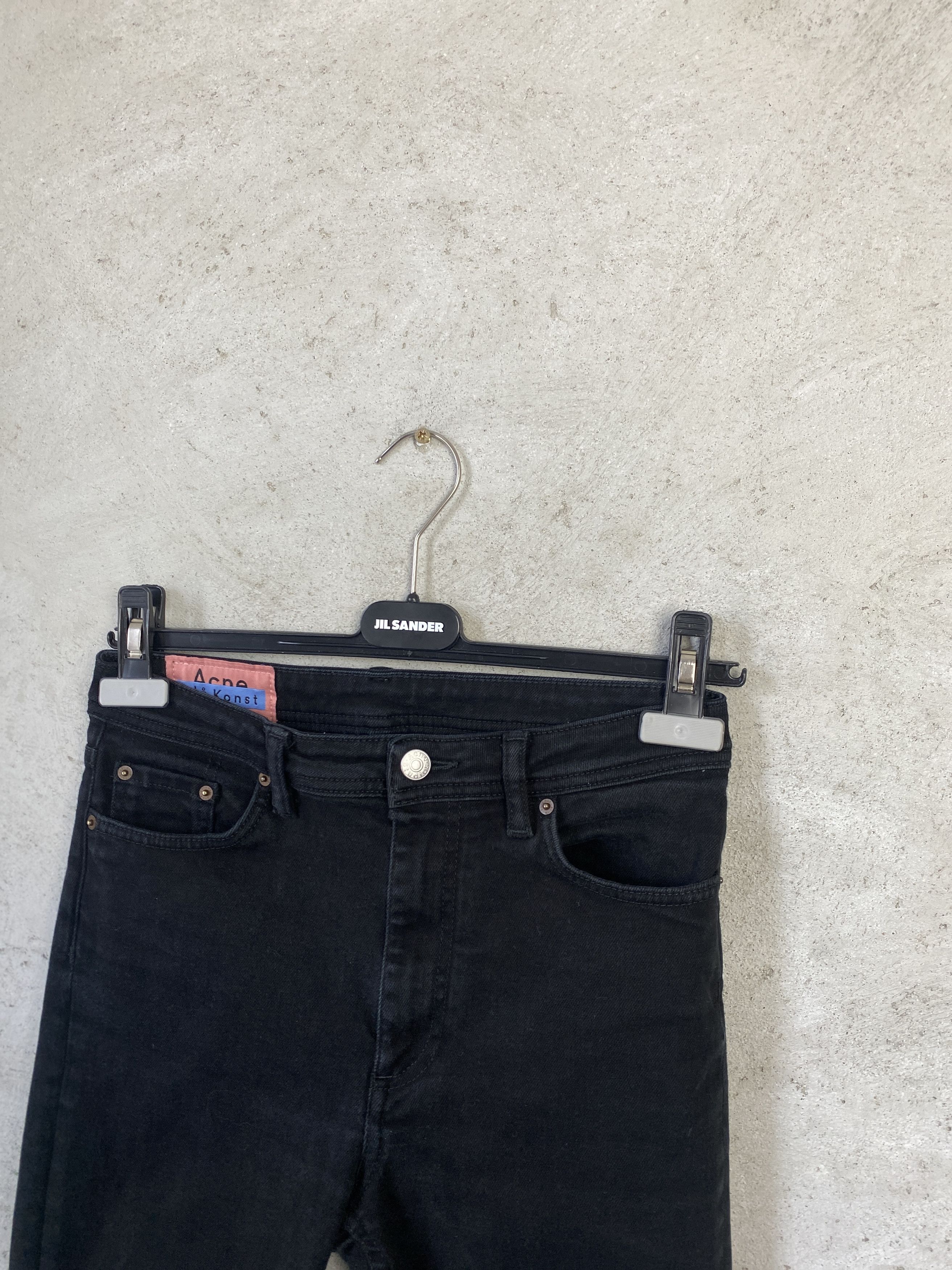 Acne Studios Acne Studios Bla Konst Peg BLK denim skinny jeans pants Size 28" / US 6 / IT 42 - 2 Thumbnail