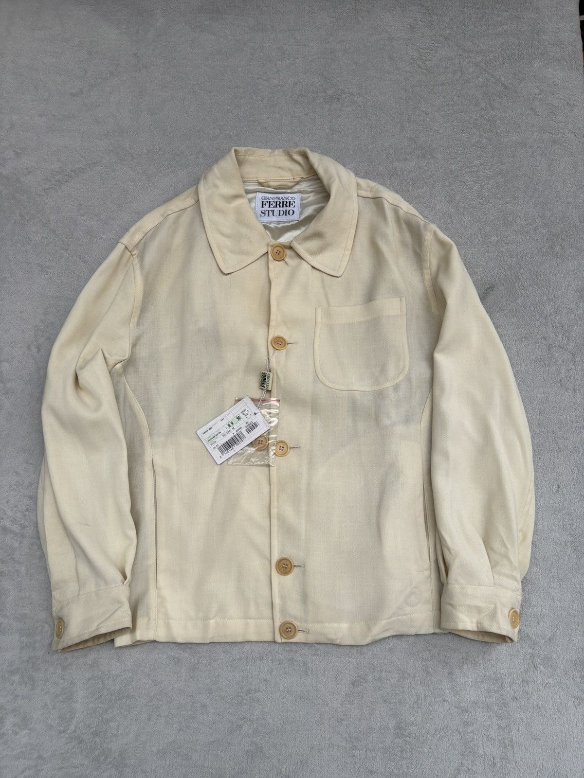 Gianfranco Ferre S/S 1992 Gianfranco Ferre Studio - Workwear Jacket Size US M / EU 48-50 / 2 - 1 Thumbnail