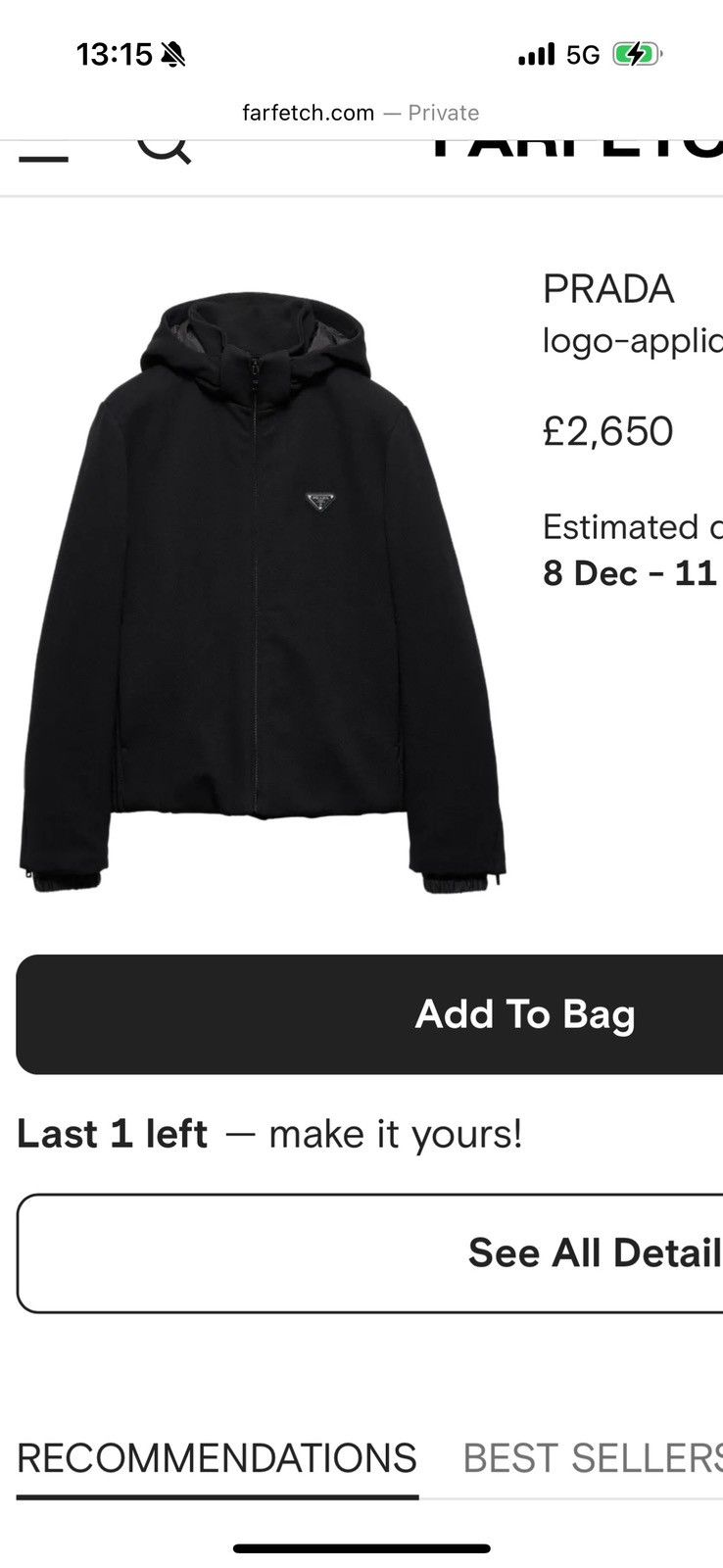 Prada PRADA reversible jacket SEE REAL TAPE MEASUREMENTS IN PHOTOS Size US L / EU 52-54 / 3 - 21 Thumbnail