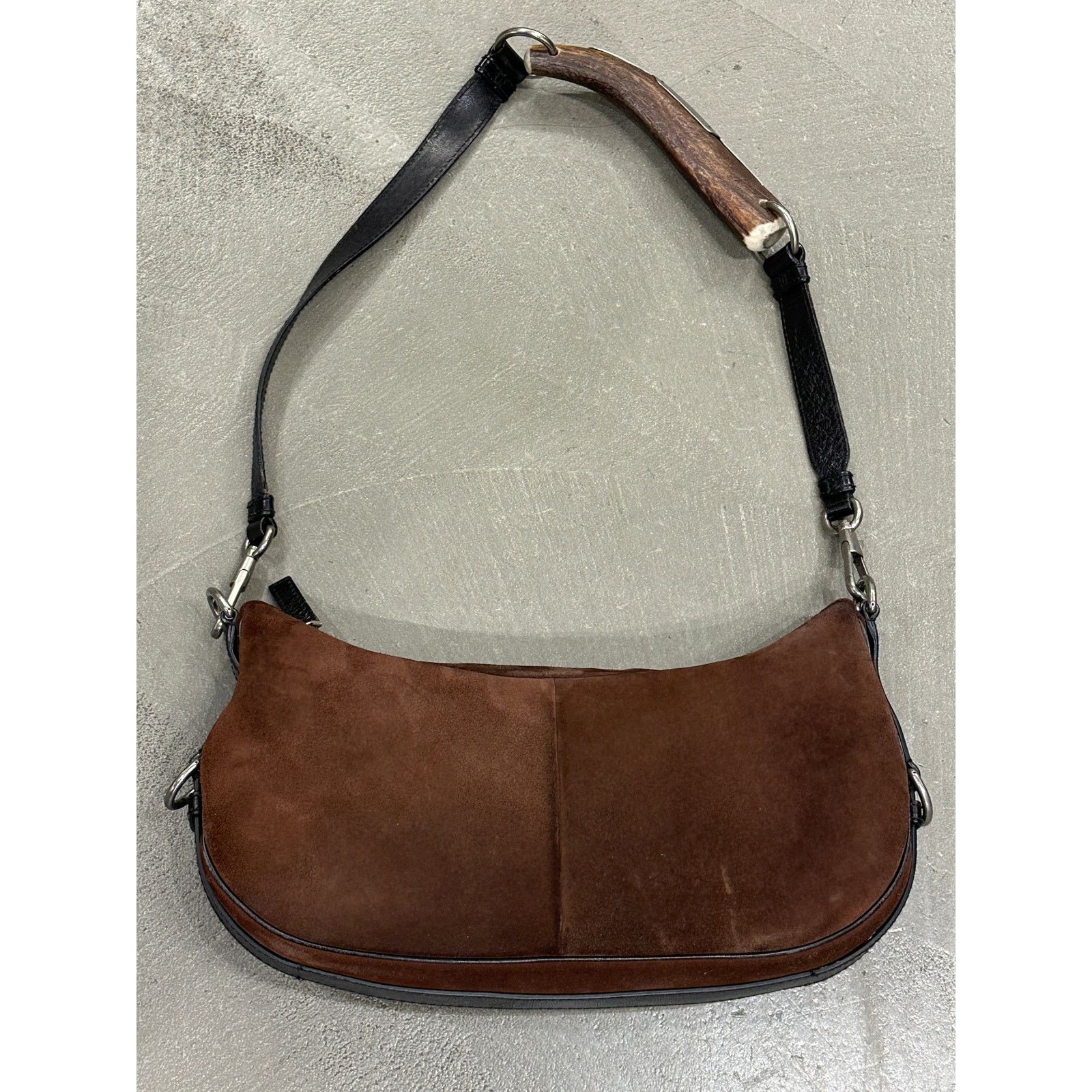 Yves Saint Laurent A/W2002 Yves Saint Laurent Mombasa suede bag Size ONE SIZE - 3 Thumbnail