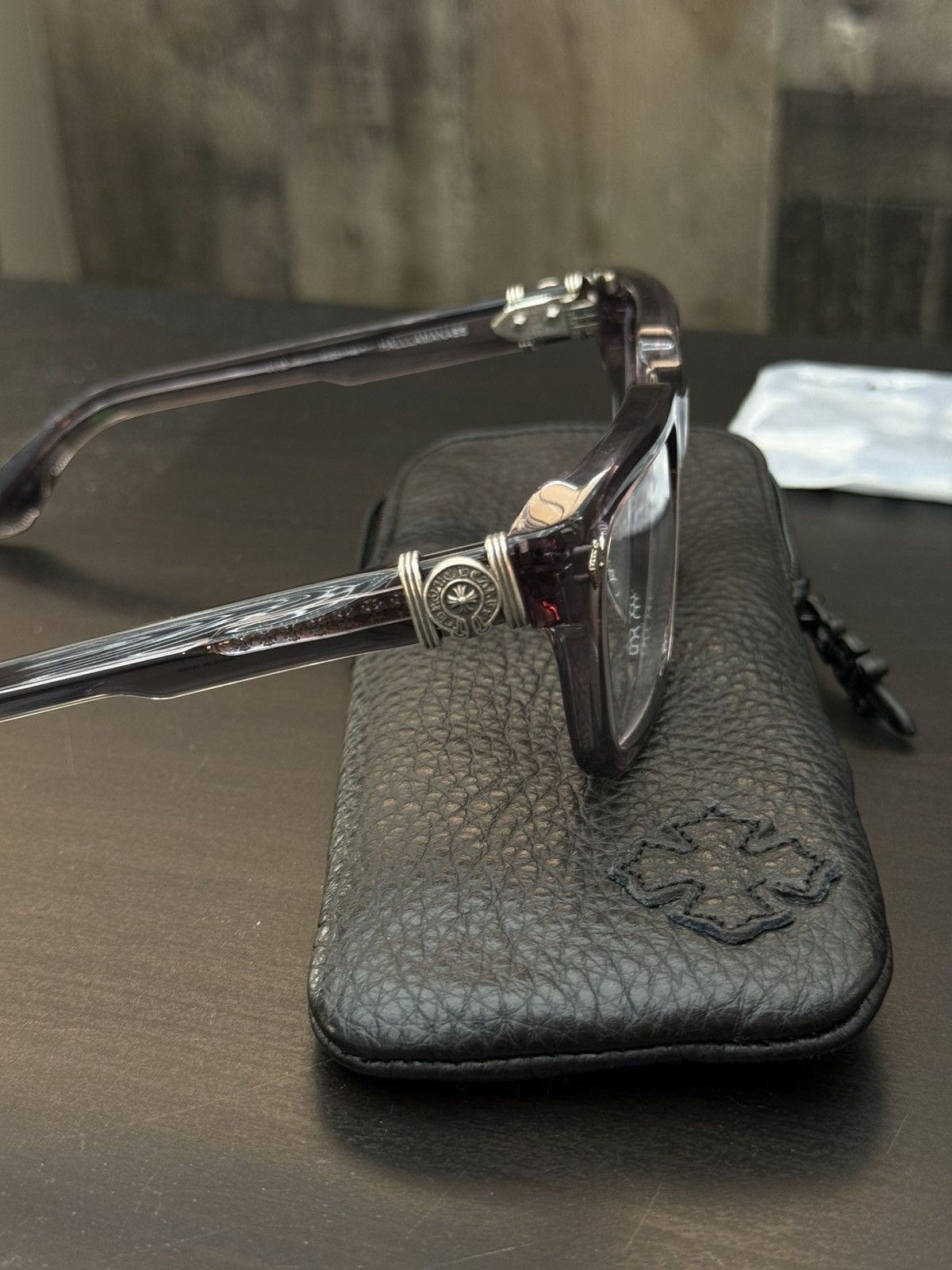 Chrome Hearts Chrome Hearts Flint “Halllamanass” Clear Glasses (NEW) Size ONE SIZE - 3 Thumbnail