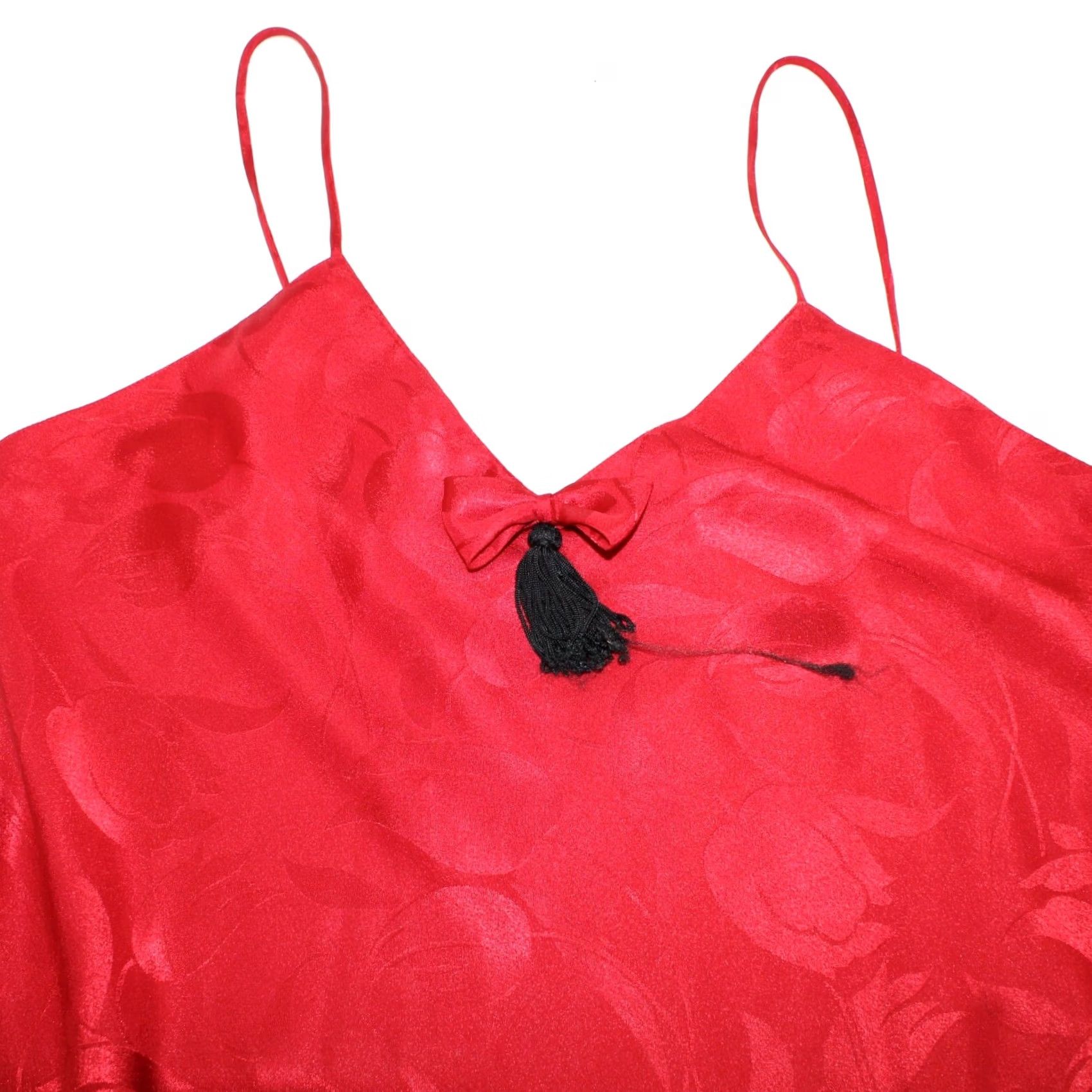Victoria's Secret VINTAGE Victoria's Secret Night Gown Womens Medium Polyester Sleepwear Pullover Sleeveless Red 90s Size M / US 6-8 / IT 42-44 - 8 Thumbnail