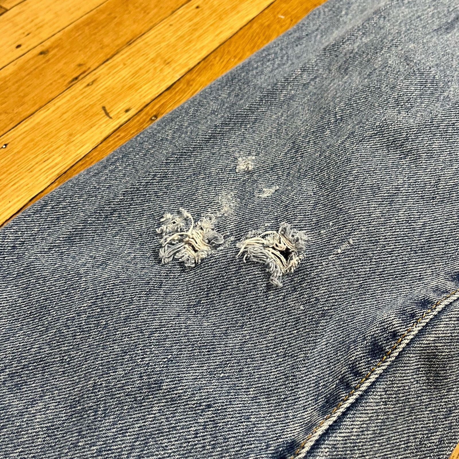 Levi's Vintage 80s 90s Levi's 550 Classic Relaxed Size 12 L Washed Size 34" / US 12 / IT 48 - 5 Thumbnail