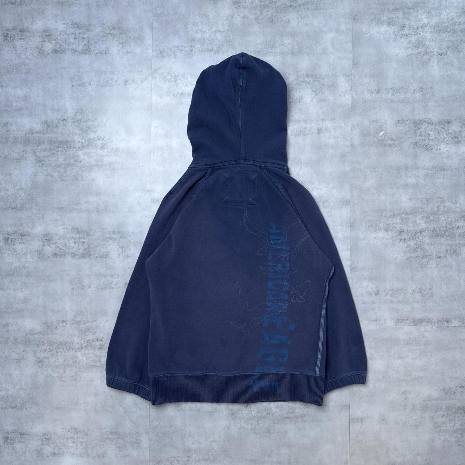 American Eagle Outfitters Y2K American Eagle 00s Blue Navy Zip Up Jacket Size S / US 4 / IT 40 - 2 Thumbnail