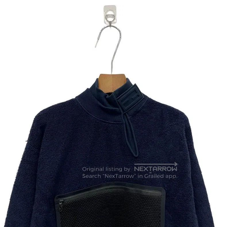 Fendi Fendi Navy Half-Zip Sweatshirt. Size US M / EU 48-50 / 2 - 3 Thumbnail
