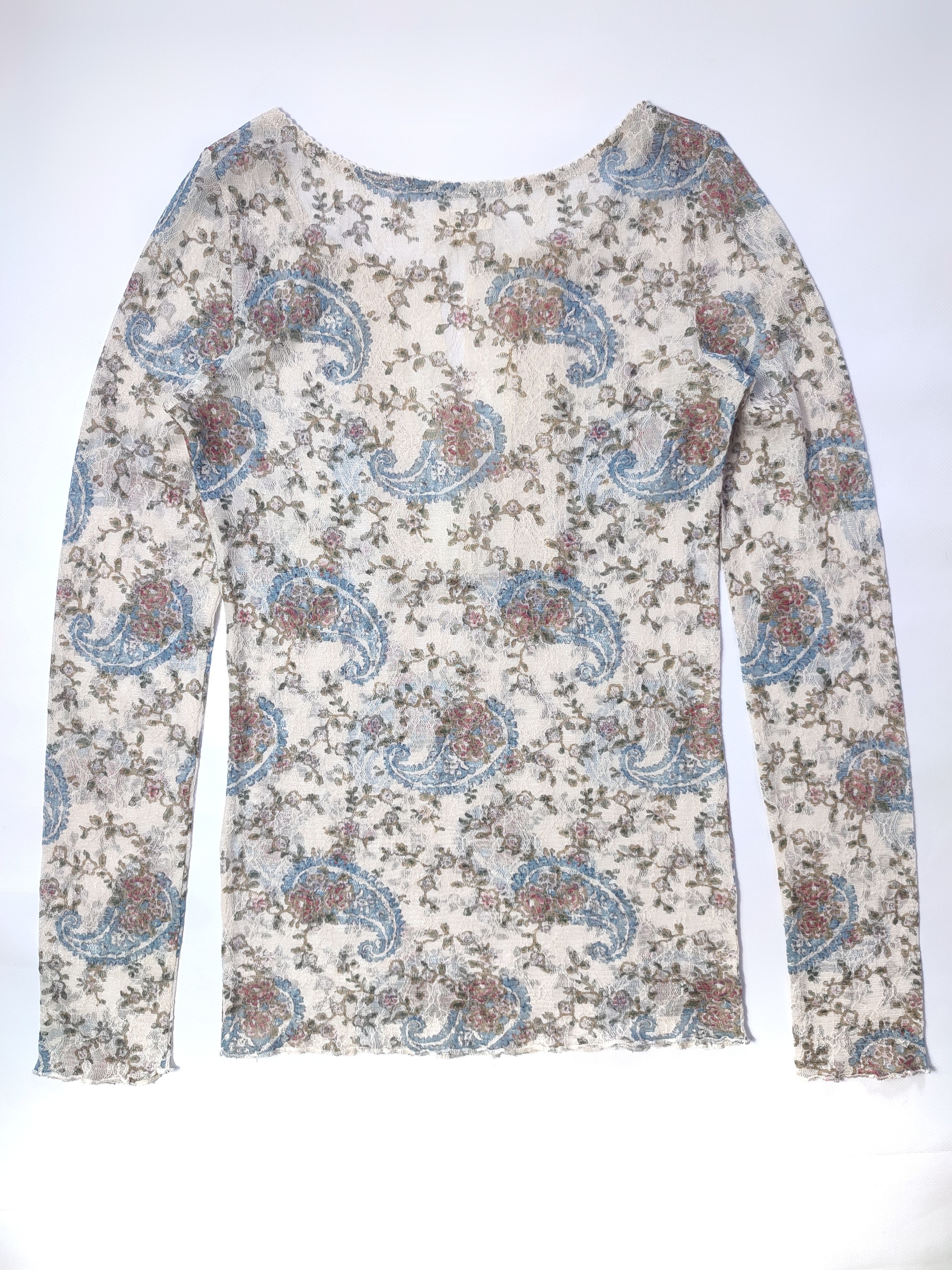 Denim & Supply Ralph Lauren Polo Mesh Pearl Blouse Size S / US 4 / IT 40 - 6 Thumbnail
