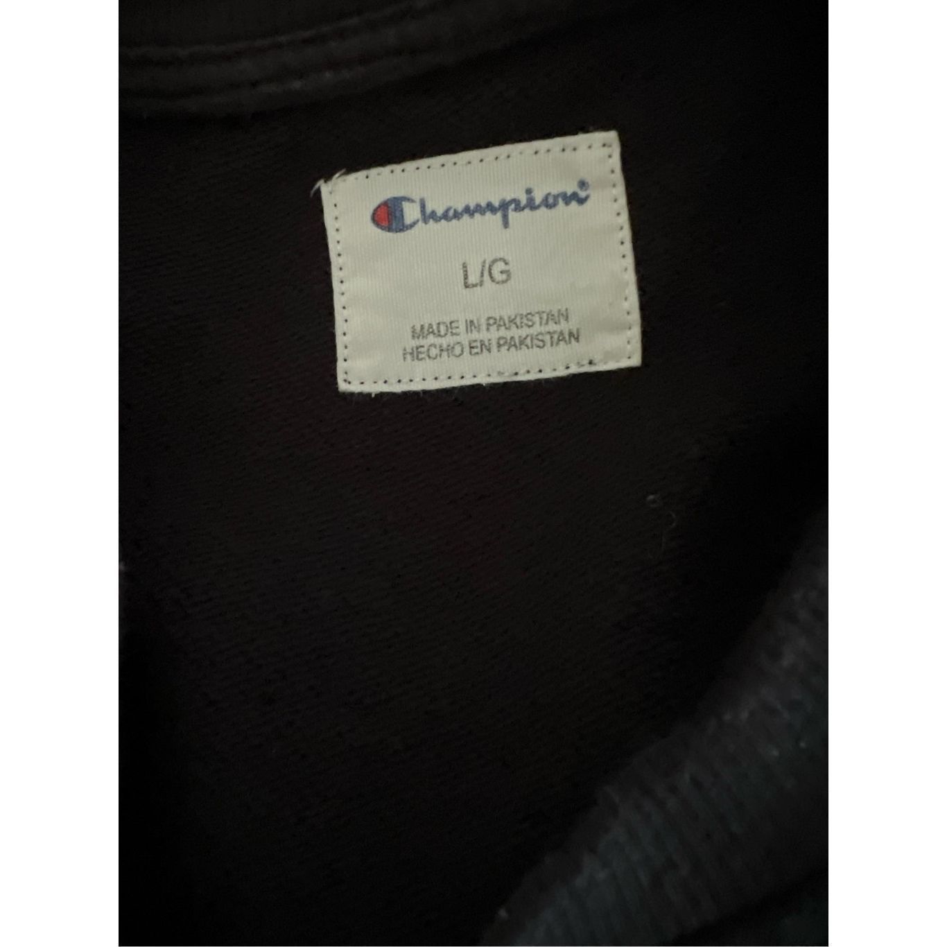 Champion Champion black sweatshirt size L Size US L / EU 52-54 / 3 - 5 Thumbnail