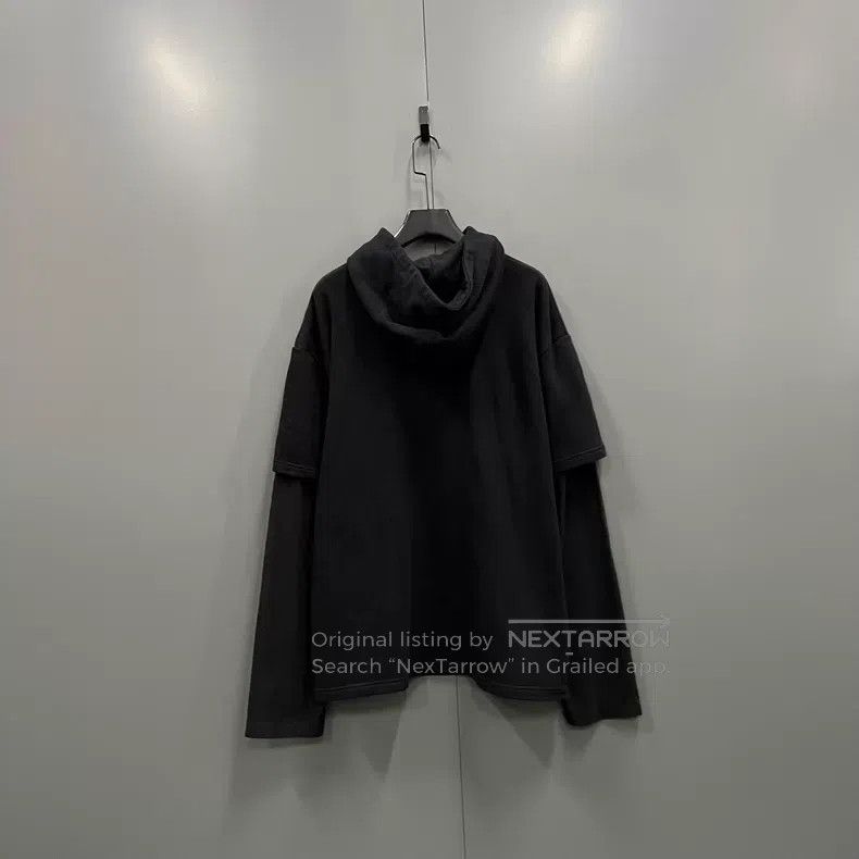 Vetements VETEMENTS Logo Embroidered Fake Two-Piece Hoodie Size US XS / EU 42 / 0 - 2 Thumbnail