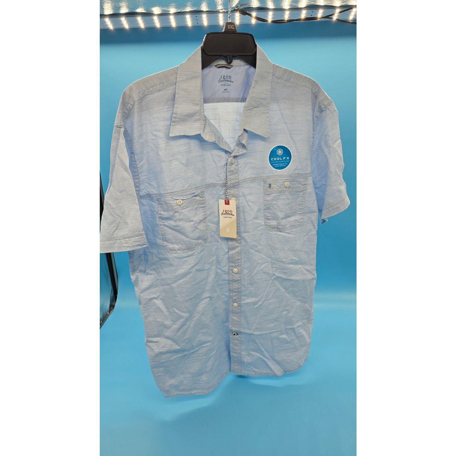 Izod Izod saltwater relaxed classics button up shirt Size XXL NWT Size US XXL / EU 58 / 5 - 1 Thumbnail