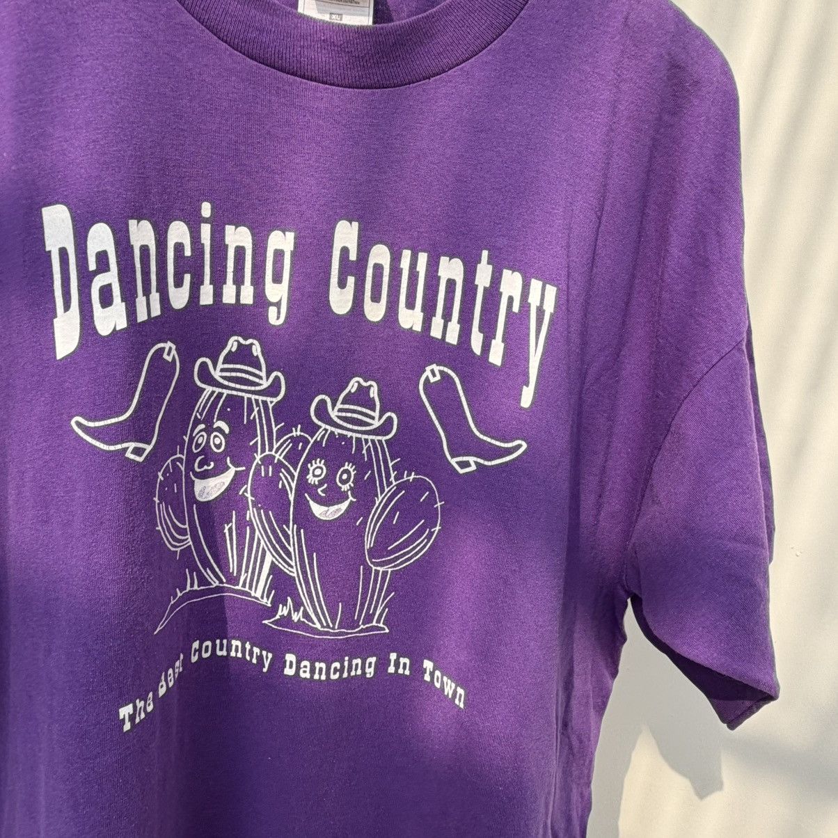 Vintage 90s Dancing Country Western Dance Single Stitch Size US XL / EU 56 / 4 - 4 Thumbnail