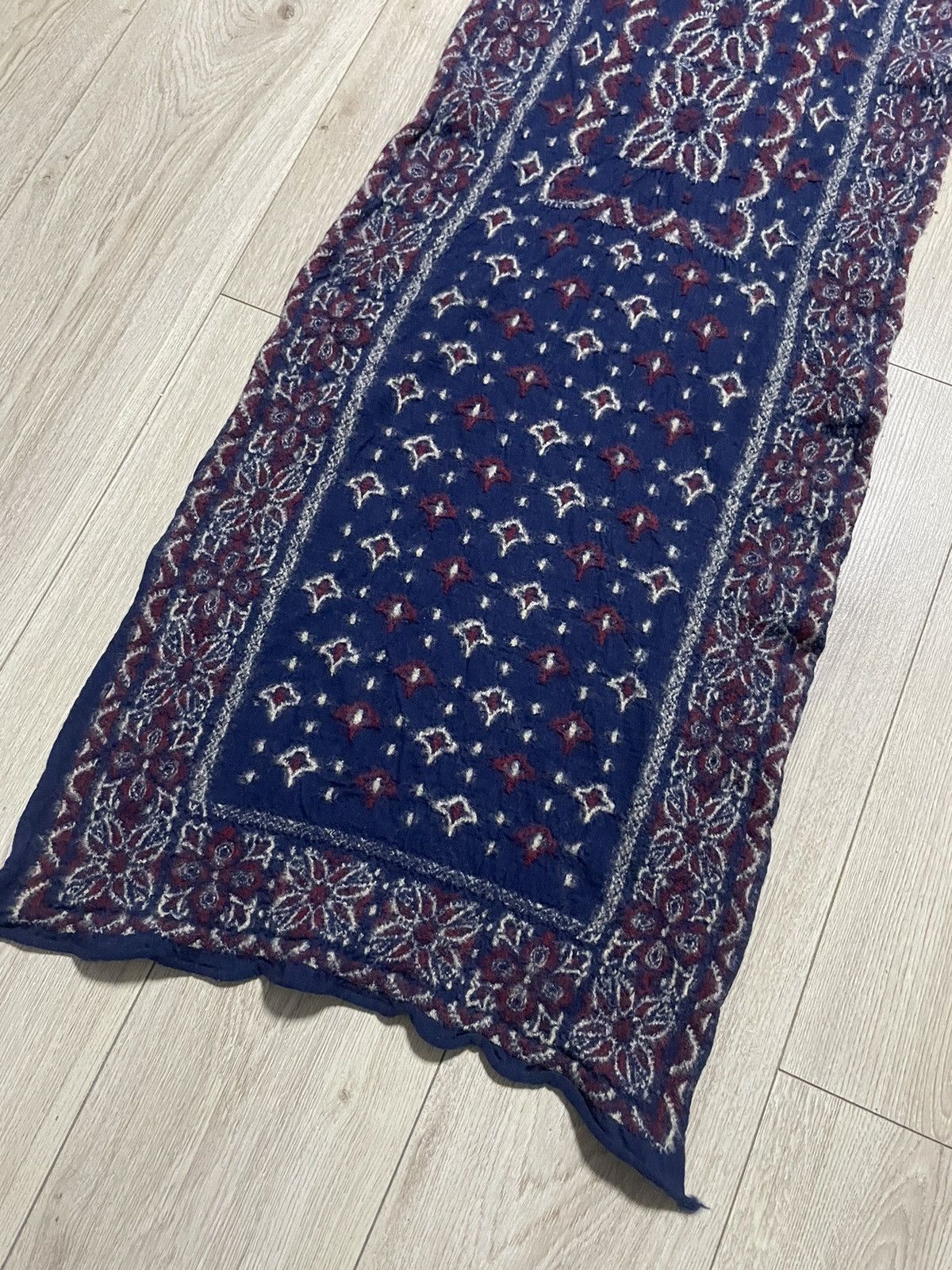 Kapital Archive Kapital Fulling Wool HAPPY Scarf Big Mama Size ONE SIZE - 6 Thumbnail