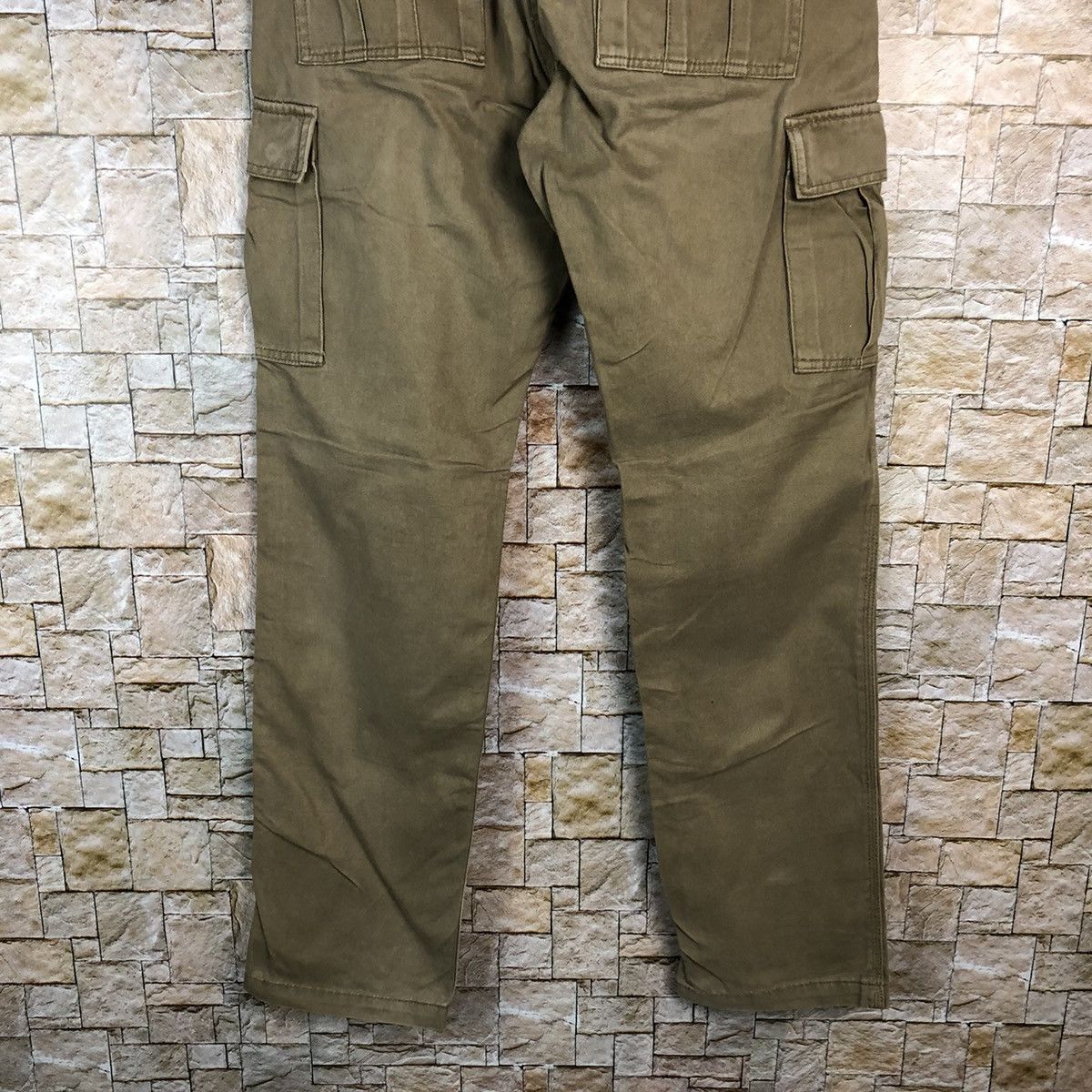 Japanese Brand Red Skins Brown utility Cargo Multipocket Pants #A650 Size US 31 - 18 Thumbnail