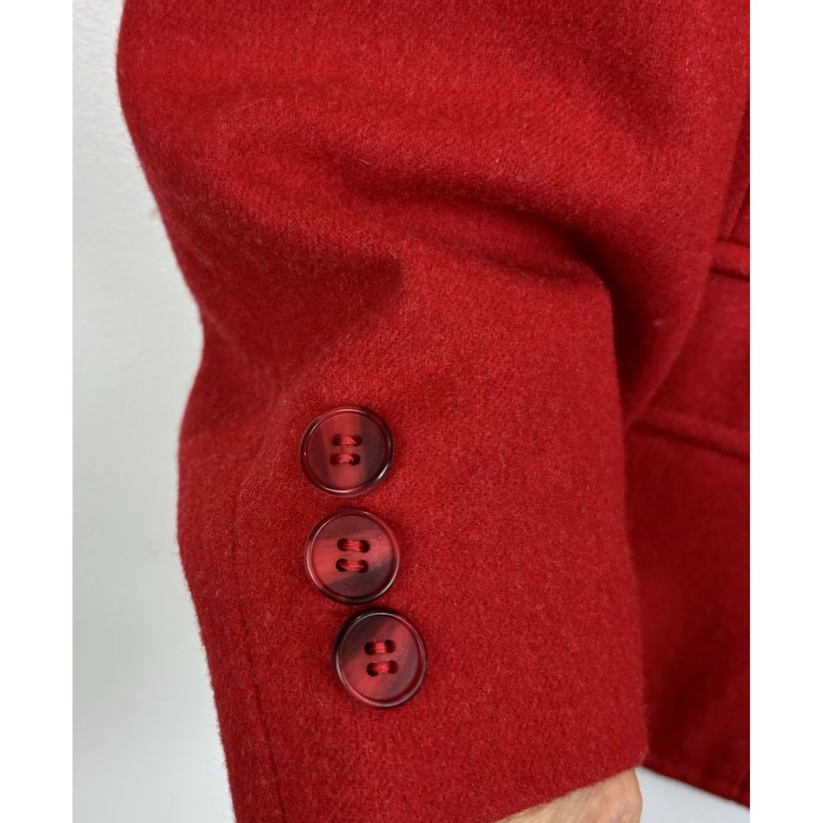 Pendleton VINTAGE Pendleton Blazer Women 9 Red Wool Jacket USA Academia Preppy Read Ladies Blazer Suits Solid Notch/Lined Regular Size M / US 6-8 / IT 42-44 - 6 Thumbnail