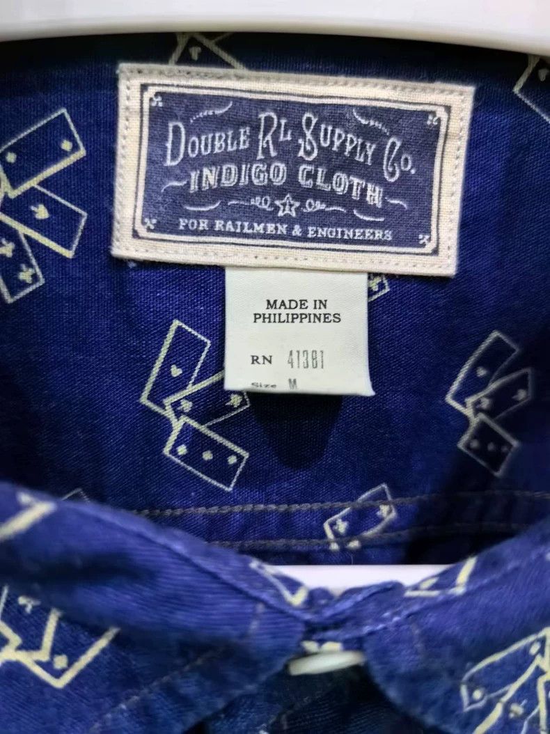 RRL Ralph Lauren RRL Ralph Lauren Poker card pattern workwear shirt Size US M / EU 48-50 / 2 - 3 Thumbnail
