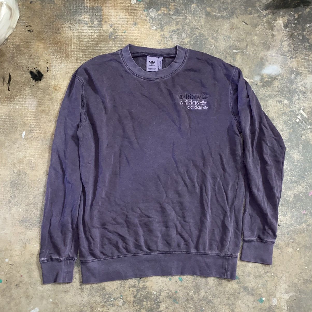 Adidas Adidas Purple Sweatshirt Size M Size US M / EU 48-50 / 2 - 2 Thumbnail