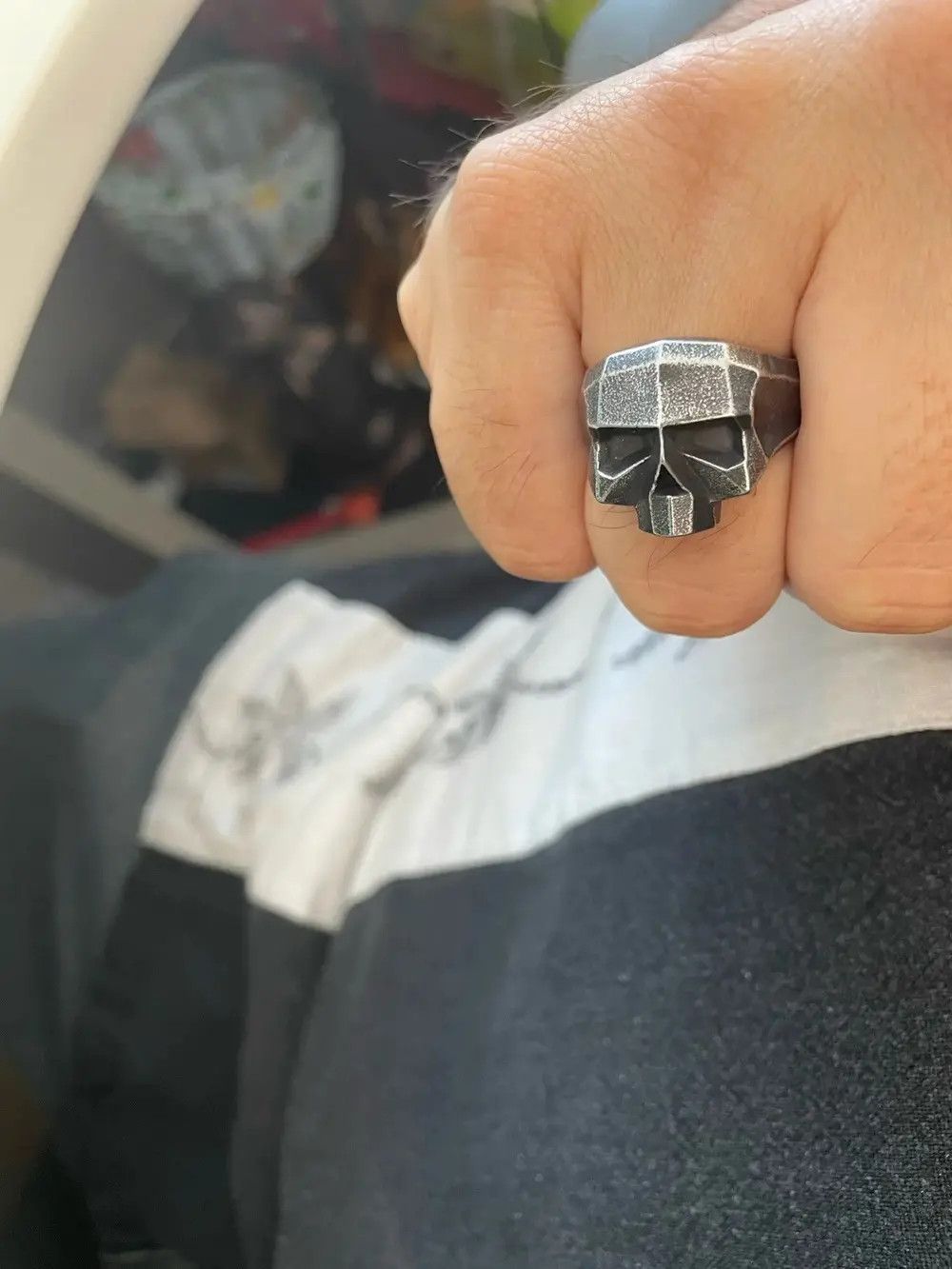 Jewelry Hala Skull Ring (Size 7 to 13) Size ONE SIZE - 5 Thumbnail