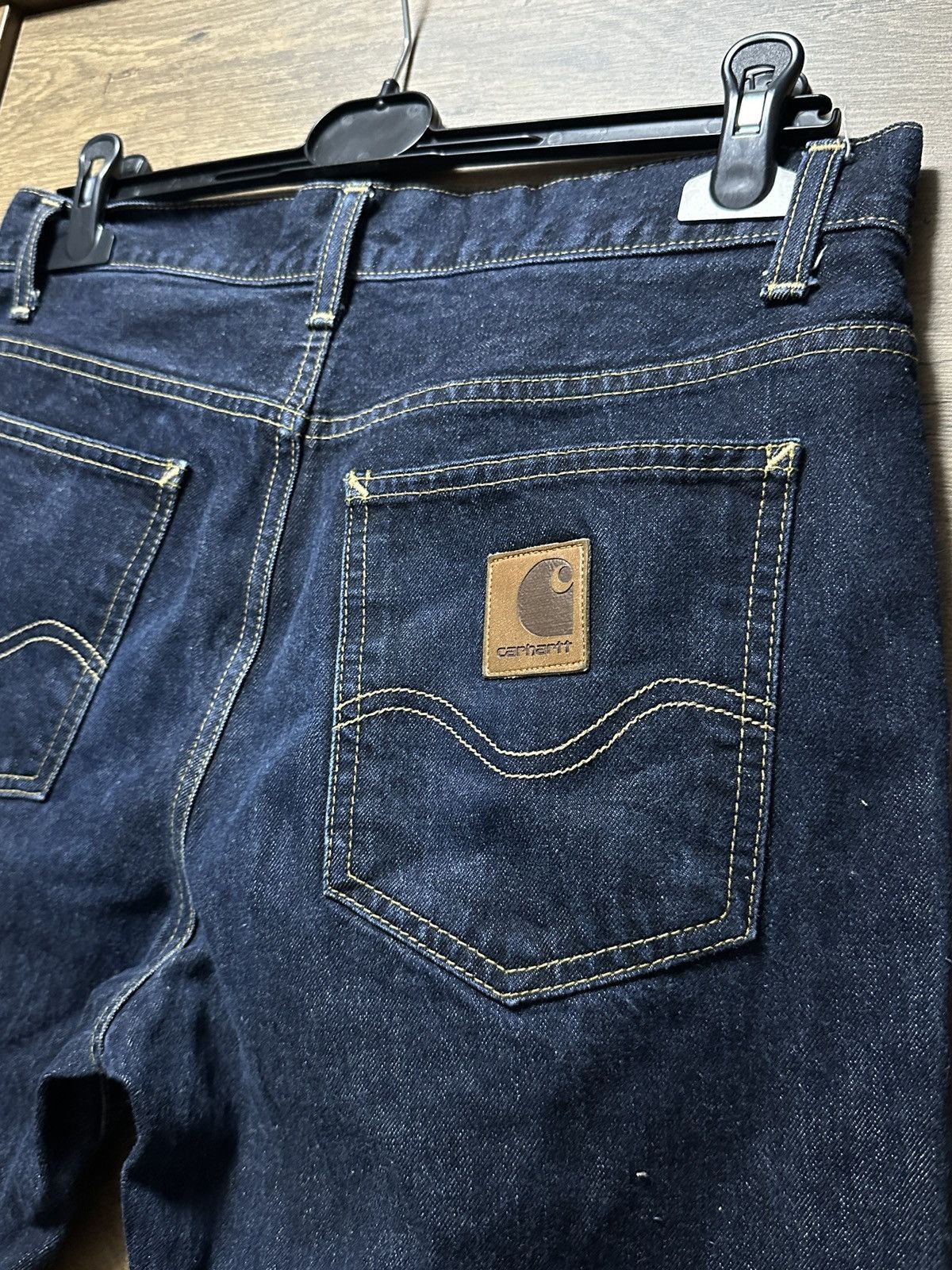 Carhartt × Vintage Carhartt Texas Wash Denim Blue Pants Jeans Size 30x32 Size US 30 / EU 46 - 4 Thumbnail