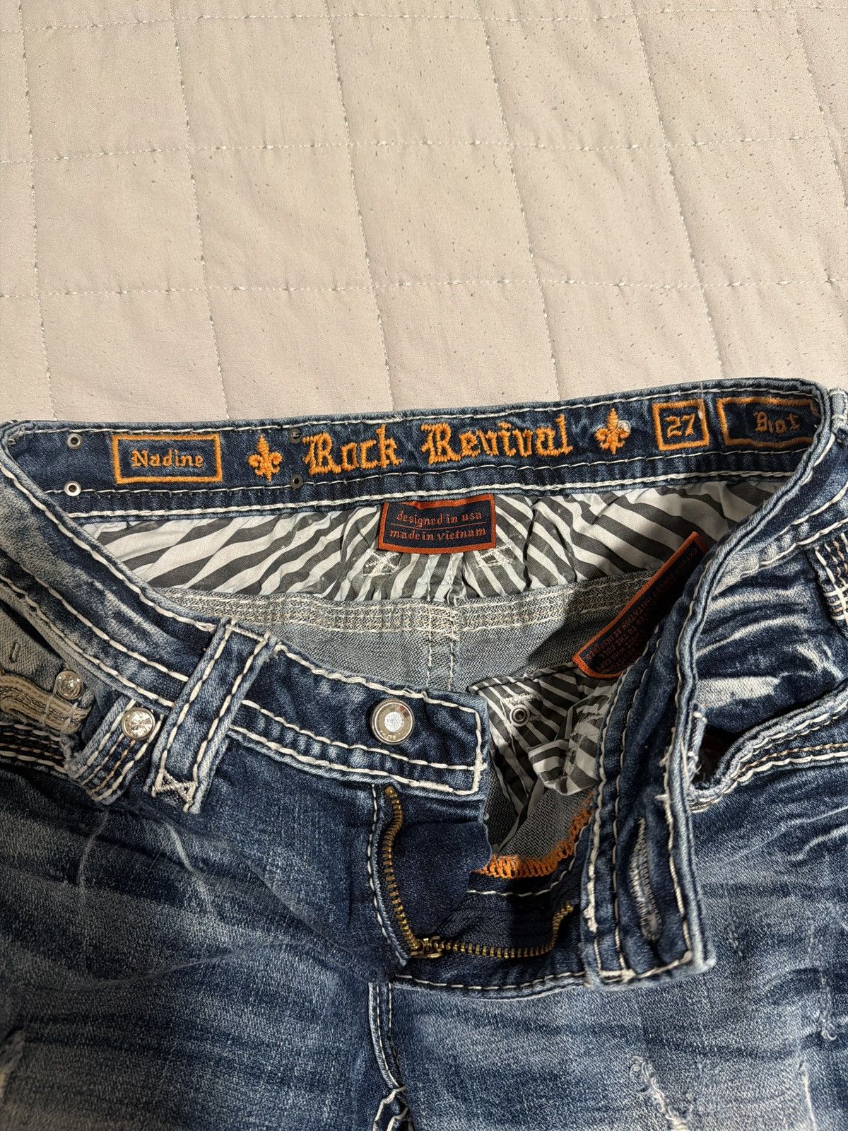 True Religion True Religion Rock Revival Size 27 Bootcut Jeans Size 27" / US 4 / IT 40 - 2 Thumbnail