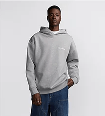 Dior o1w1db10725 Christian Dior Tag Hooded Sweatshirt in Gray Size US M / EU 48-50 / 2 - 6 Thumbnail