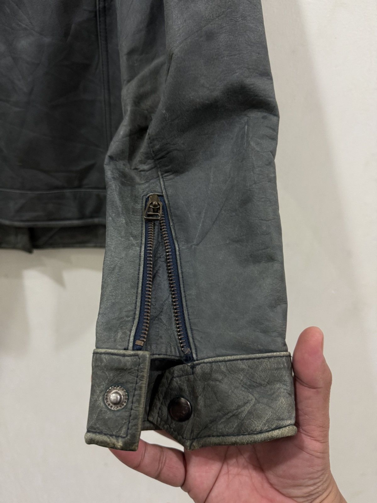 Caruso VTG CARUSO M65 Leather Jacket Size US L / EU 52-54 / 3 - 14 Thumbnail