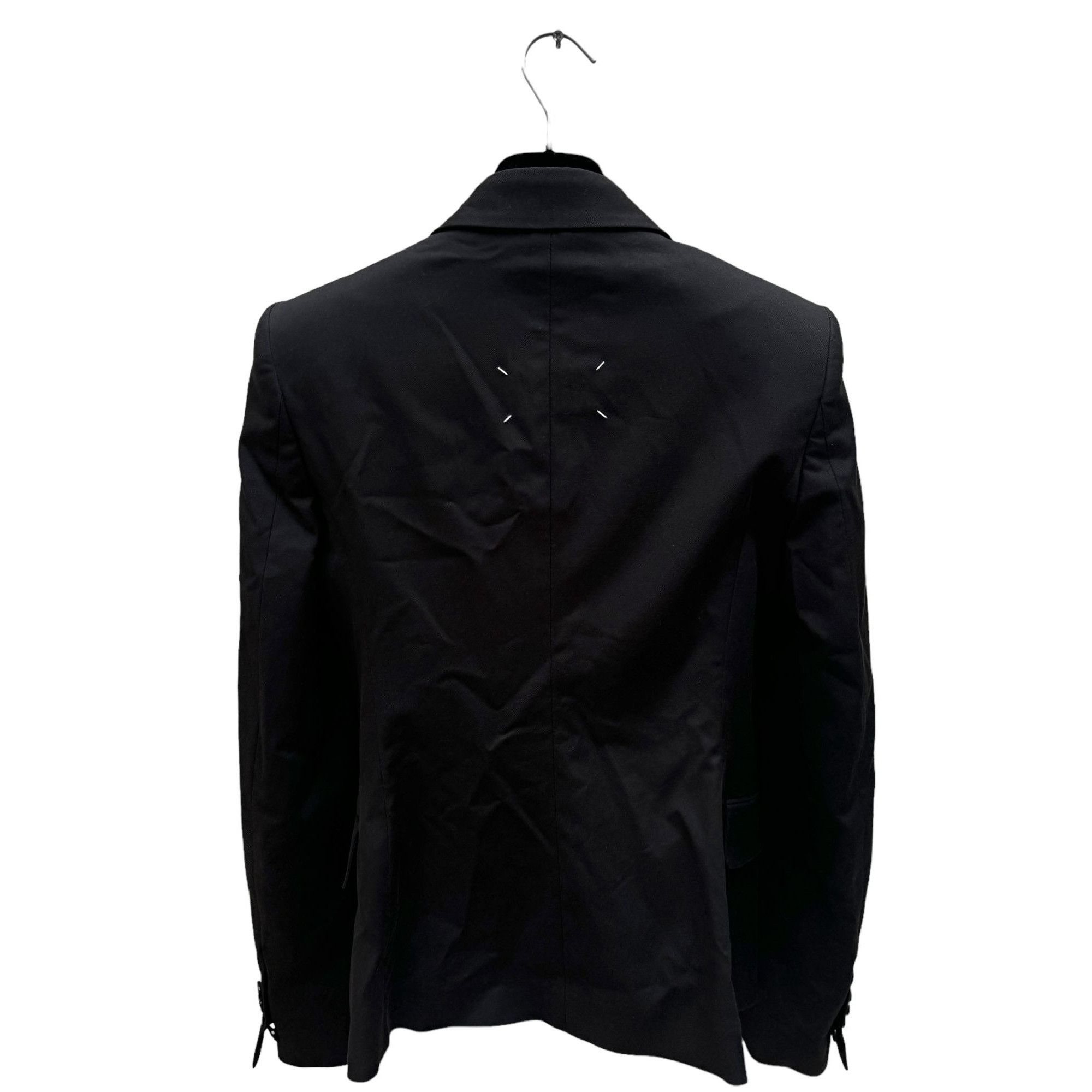 Maison Margiela SS 2008 Black Blazer Jacket with Inverted Collar Size XS / US 0-2 / IT 36-38 - 4 Thumbnail