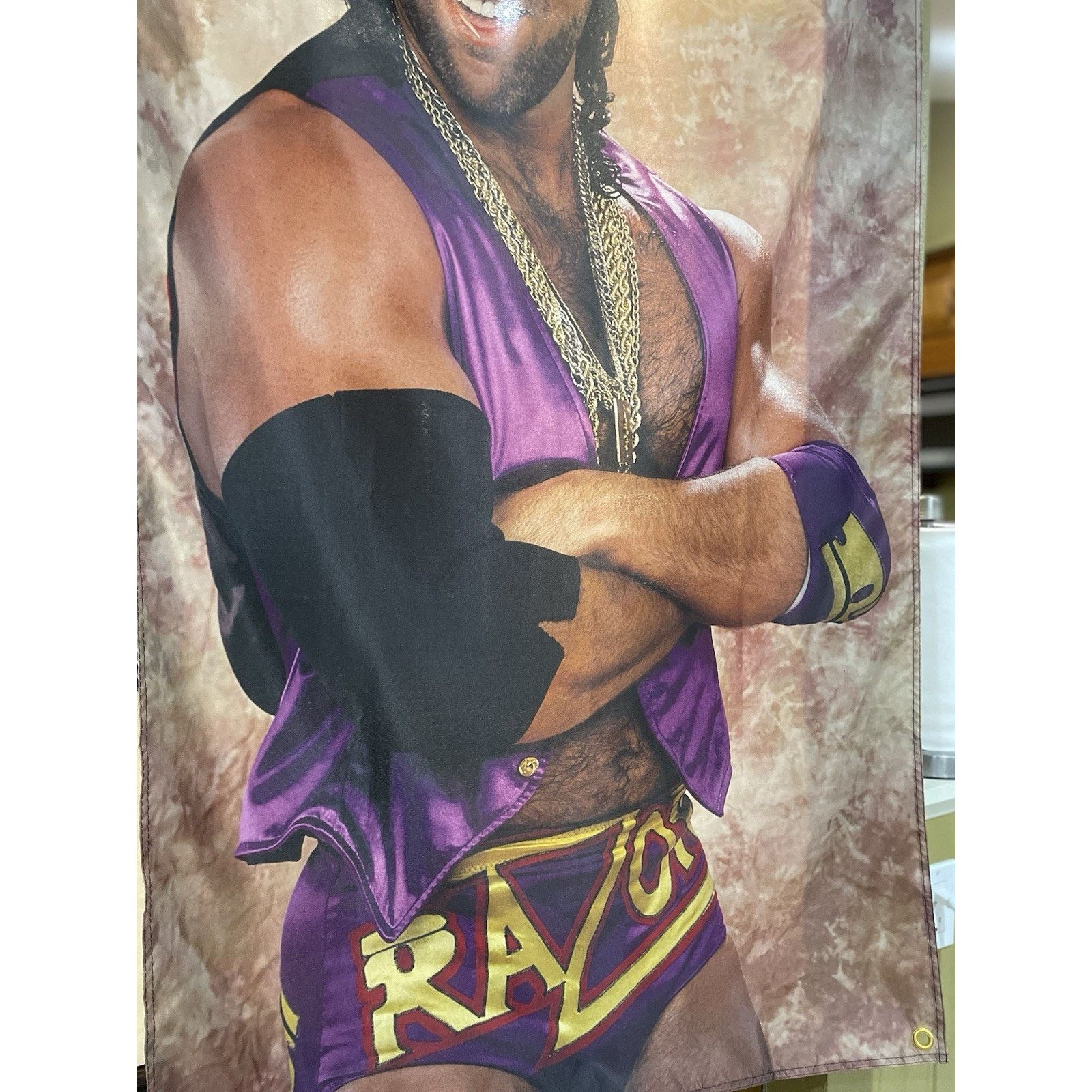 WWF WWF Razor Ramon WCW Scott Hall 5ft Flag nWo Wrestling Size ONE SIZE - 3 Thumbnail