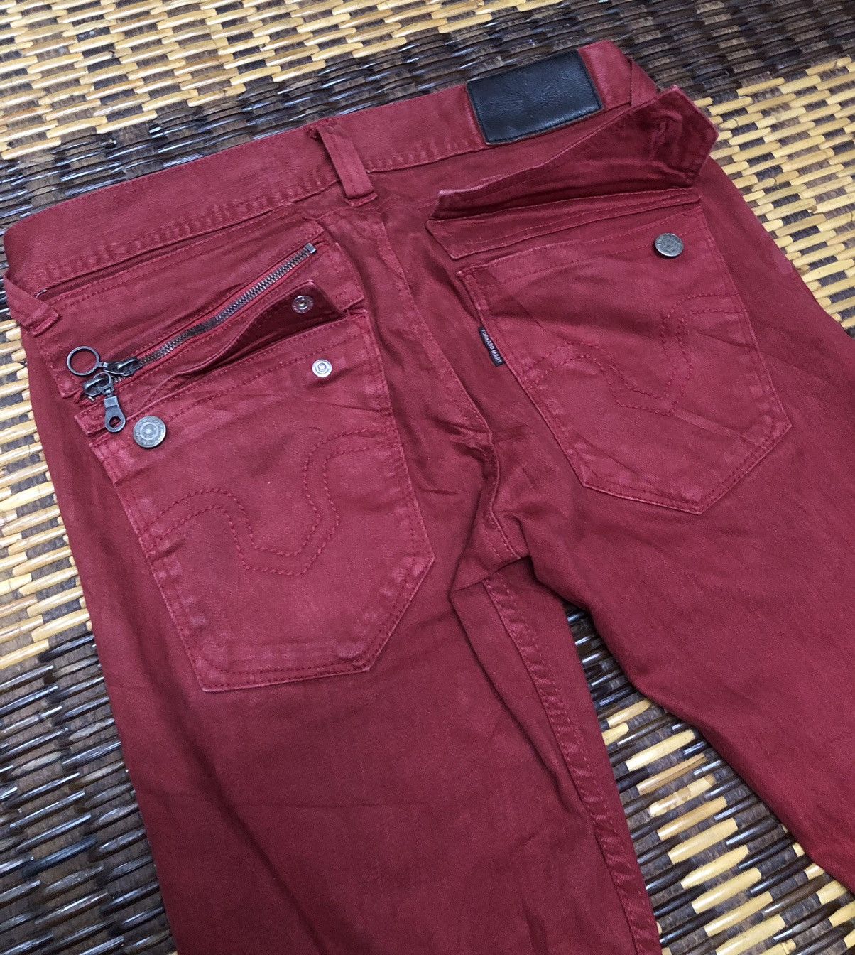 Tornado Mart Vintage Tornado Mart Jeans Pants Flower Red Maroon Size 30" / US 8 / IT 44 - 4 Thumbnail